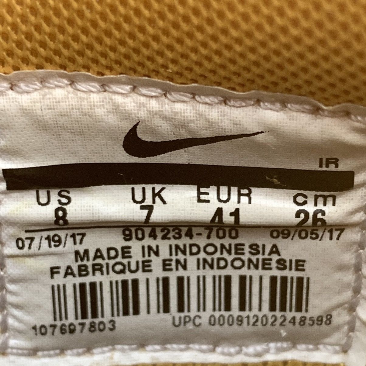 Nike !DS 2017 Nike Dunk Low Mineral Yellow Black Suede Size US 8 / EU 41 - 16 Thumbnail