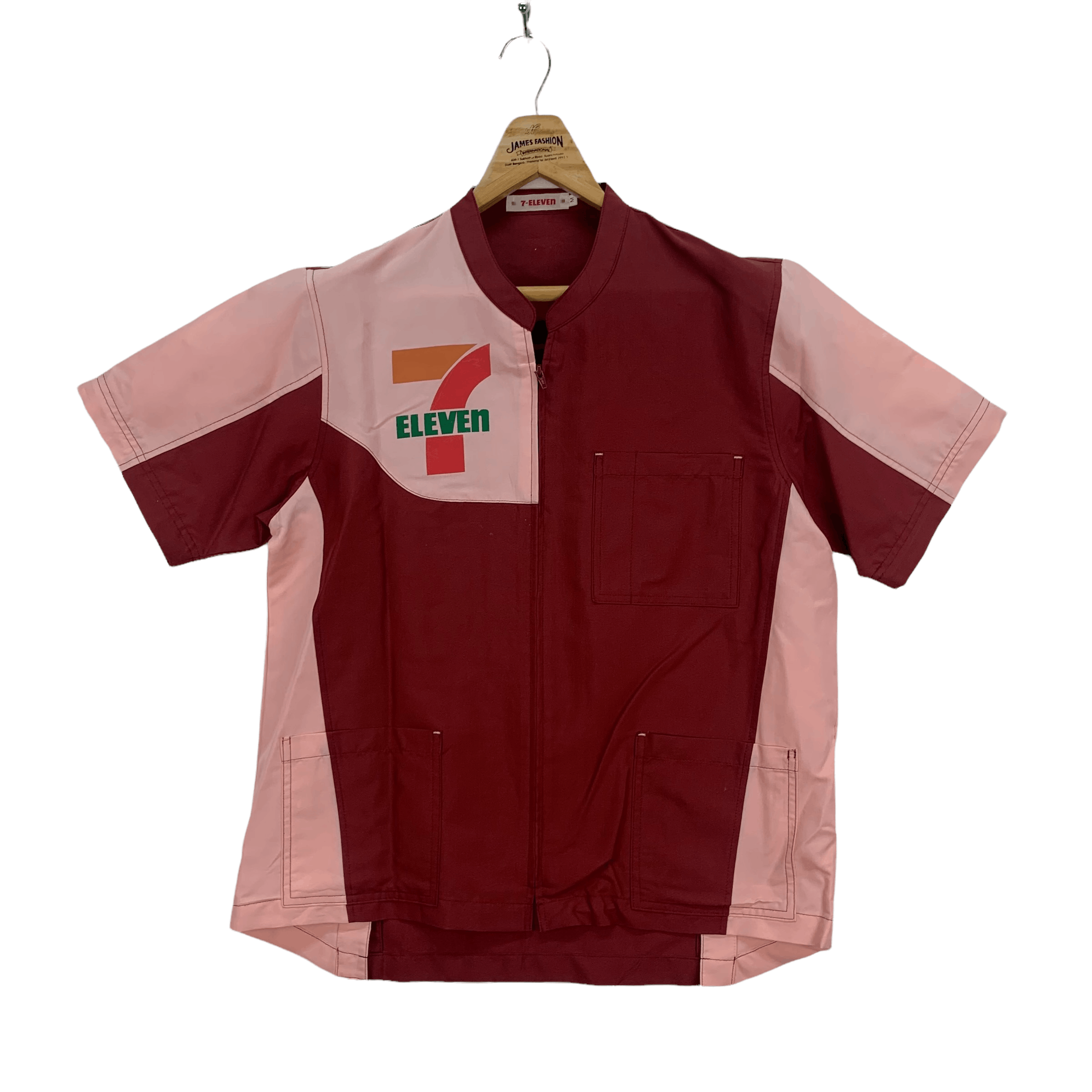 Vintage Vintage 7 Eleven Uniform Workwear Shirts #3962-137 Size US M / EU 48-50 / 2 - 1 Thumbnail