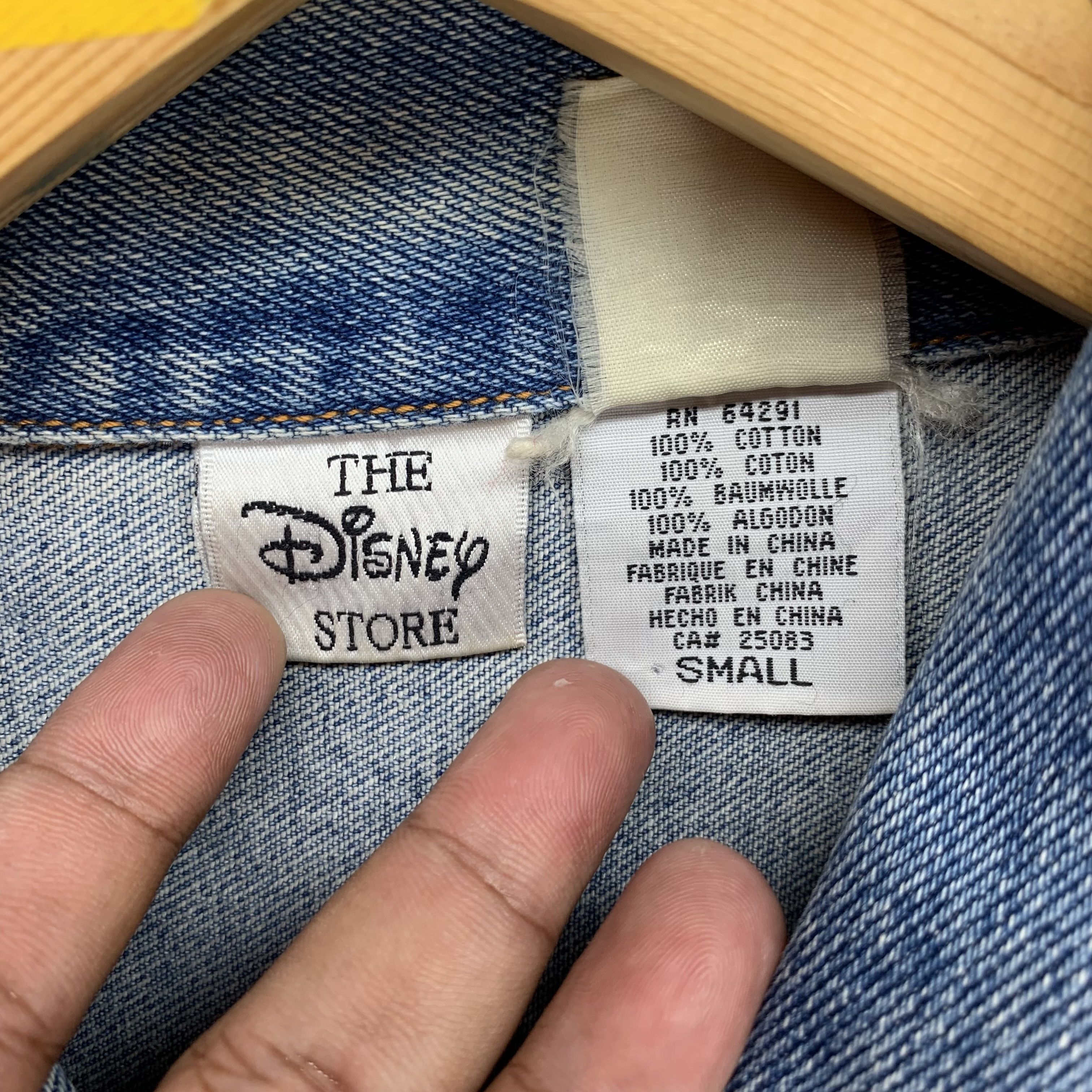 Disney Japan 5th Anniversary 97' Embroidery Denim Jacket #3289-117 Size US S / EU 44-46 / 1 - 9 Thumbnail
