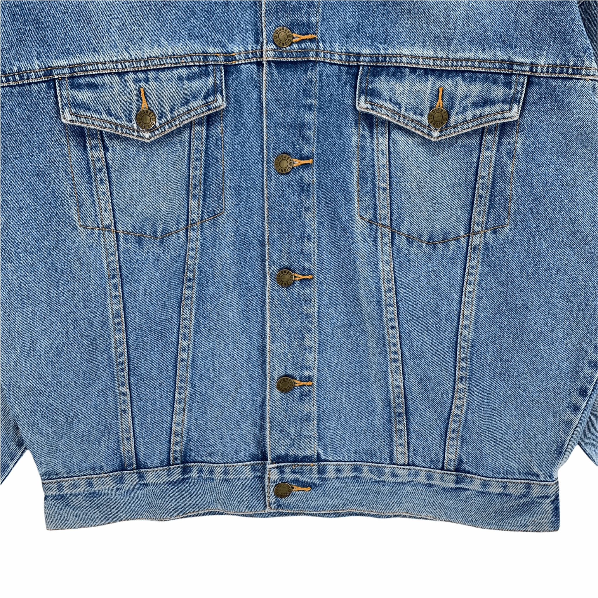 Disney Japan 5th Anniversary 97' Embroidery Denim Jacket #3289-117 Size US S / EU 44-46 / 1 - 6 Thumbnail