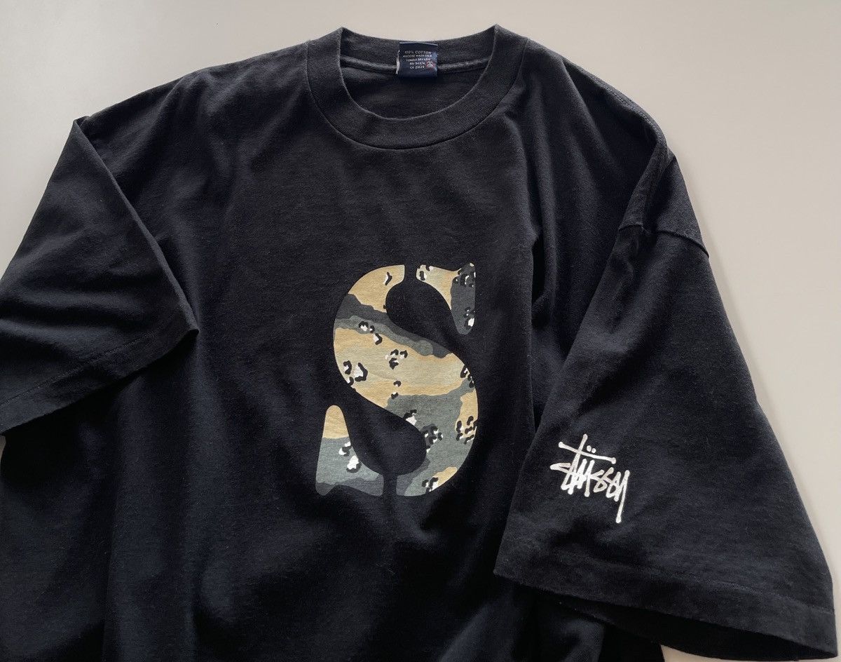 Stussy Vintage 90s Stussy Big Logo Shirt Size US XL / EU 56 / 4 - 3 Thumbnail
