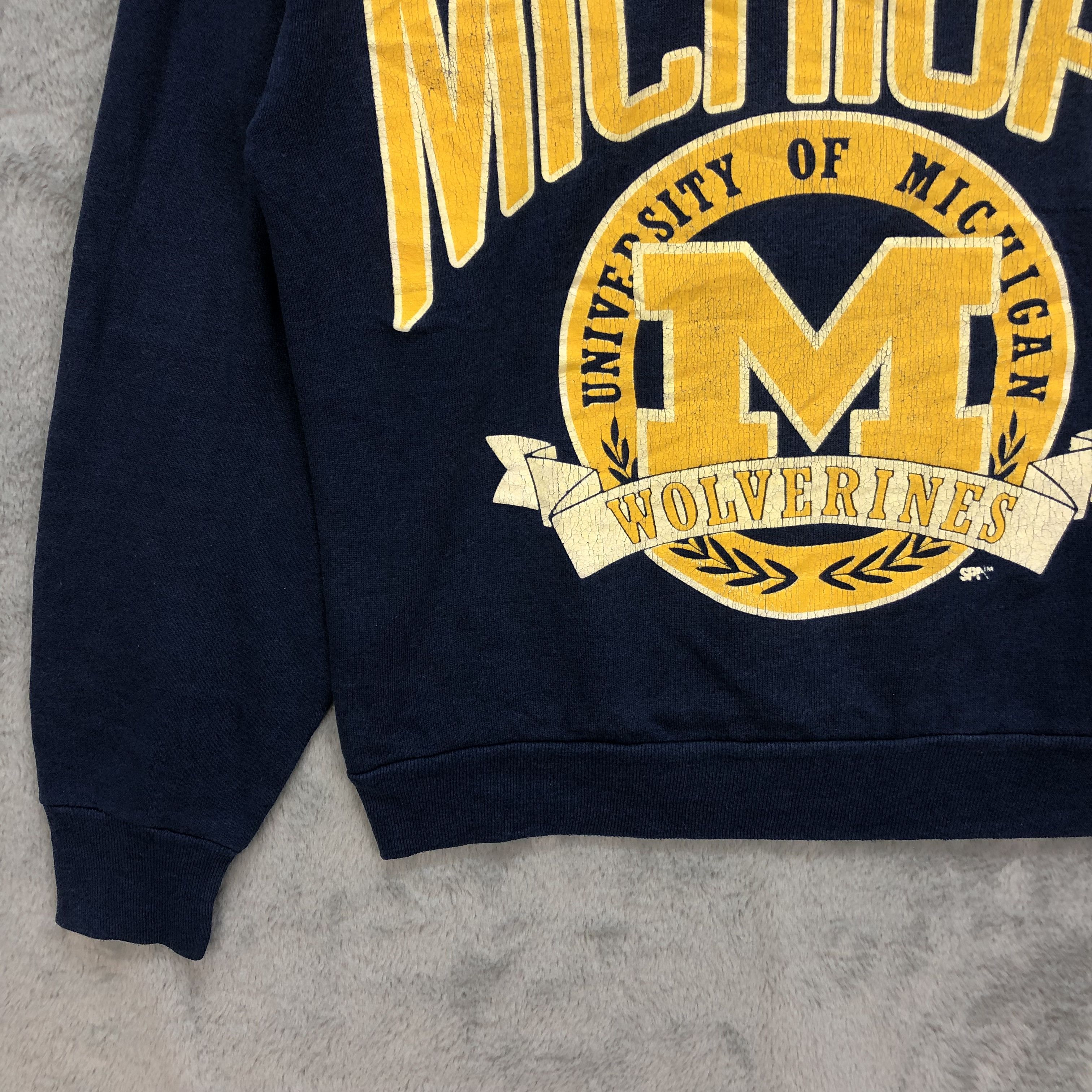 Signal Sport University Of Michigan Wolverines SweatshirtS #6034-218 Size L / US 10 / IT 46 - 5 Thumbnail