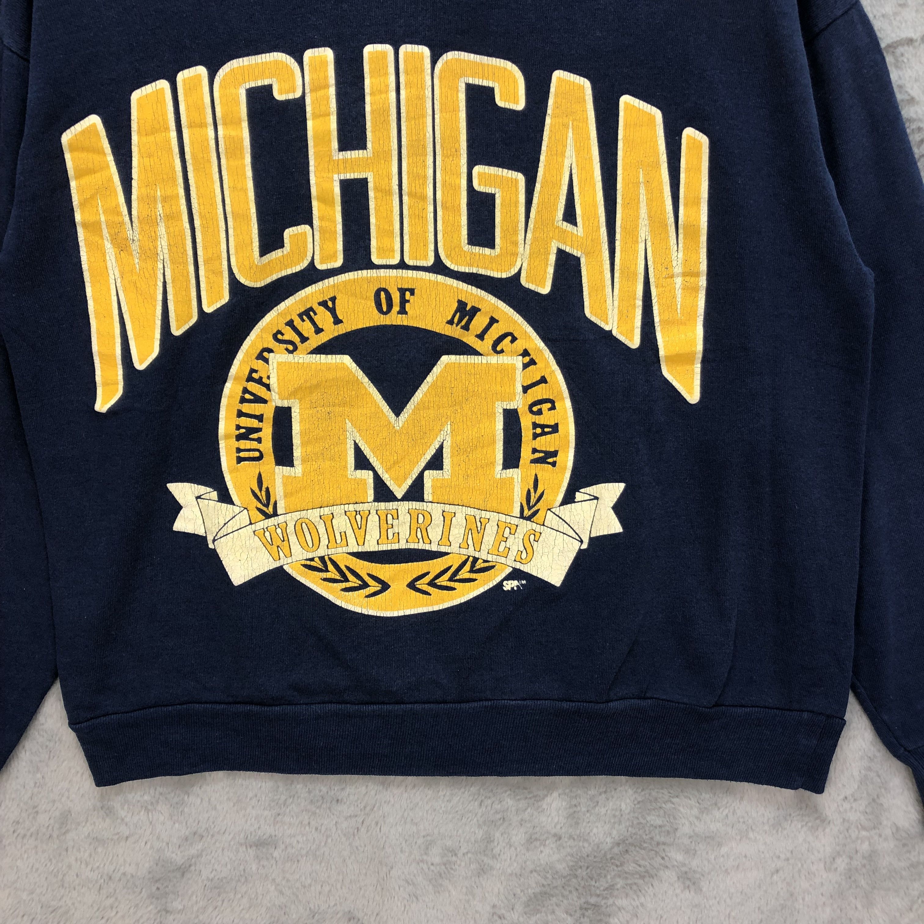Signal Sport University Of Michigan Wolverines SweatshirtS #6034-218 Size L / US 10 / IT 46 - 4 Thumbnail