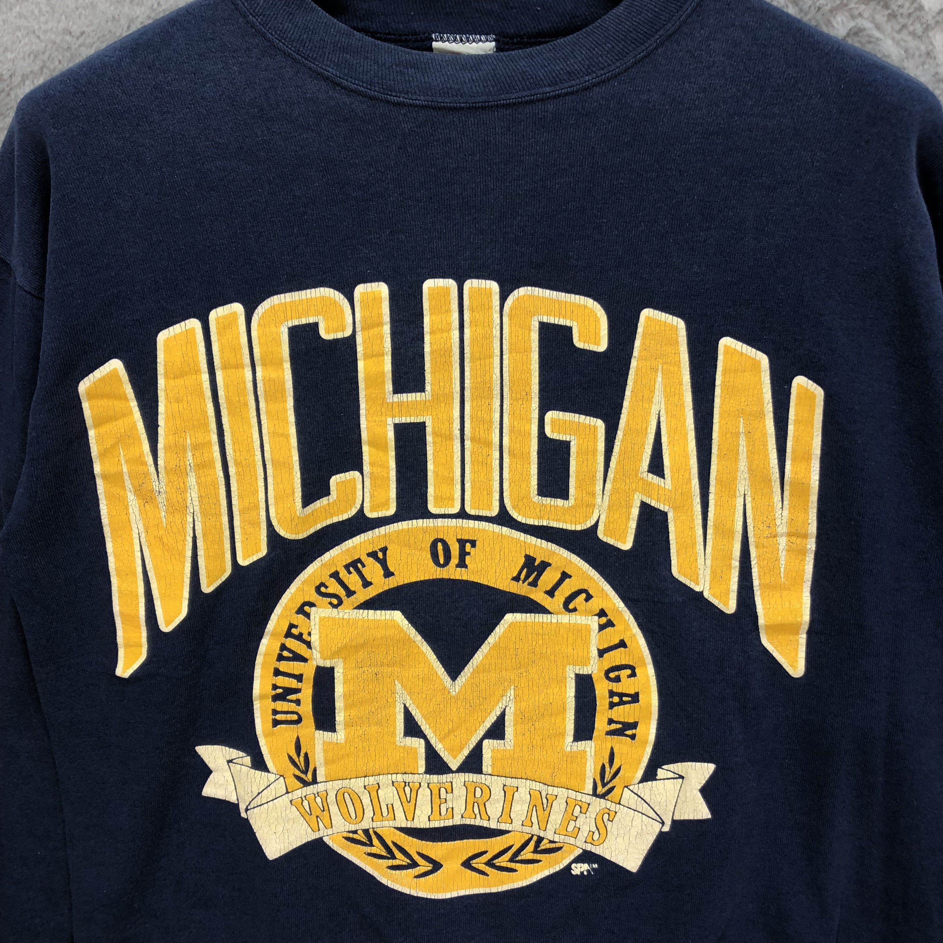 Signal Sport University Of Michigan Wolverines SweatshirtS #6034-218 Size L / US 10 / IT 46 - 3 Thumbnail