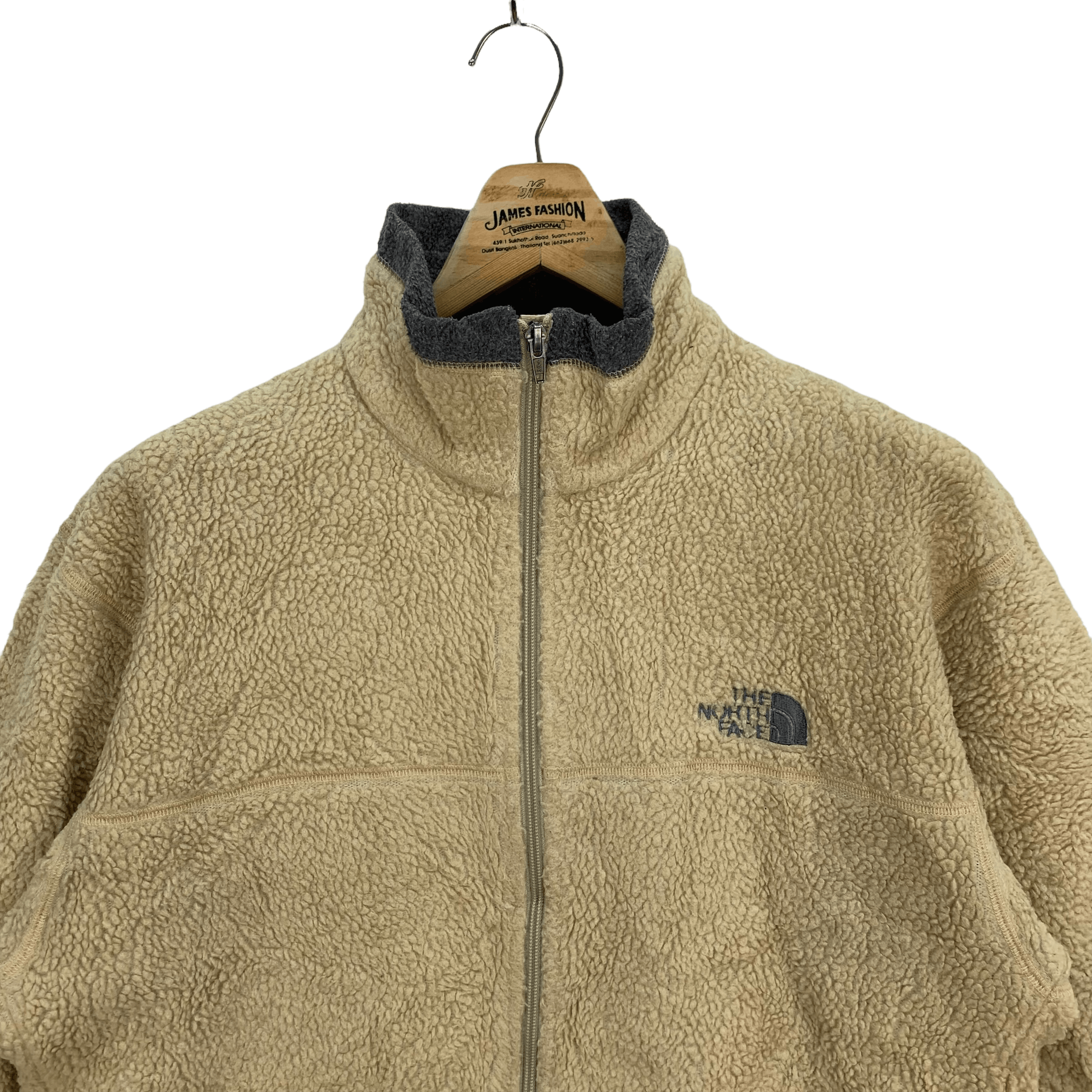 The North Face The North Face Beige Deep Pile Fleece Jacket #4001-138 Size US L / EU 52-54 / 3 - 2 Thumbnail