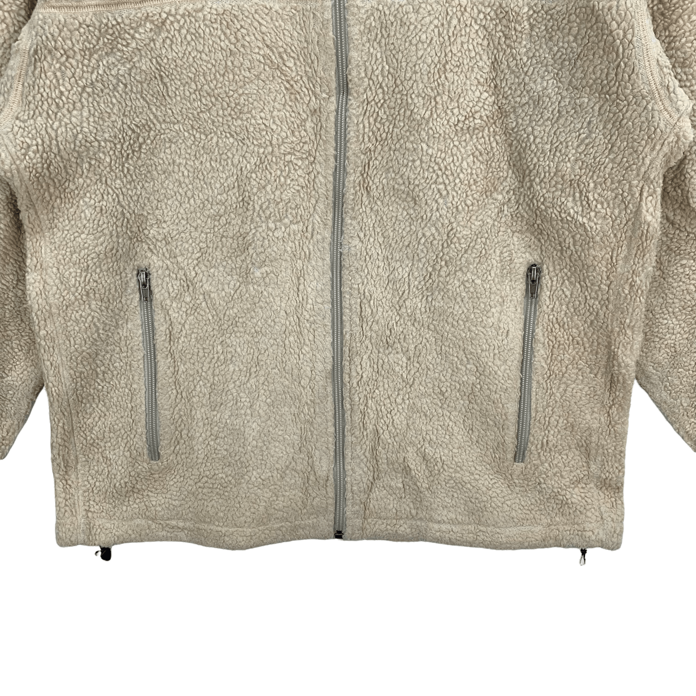 The North Face The North Face Beige Deep Pile Fleece Jacket #4001-138 Size US L / EU 52-54 / 3 - 4 Thumbnail