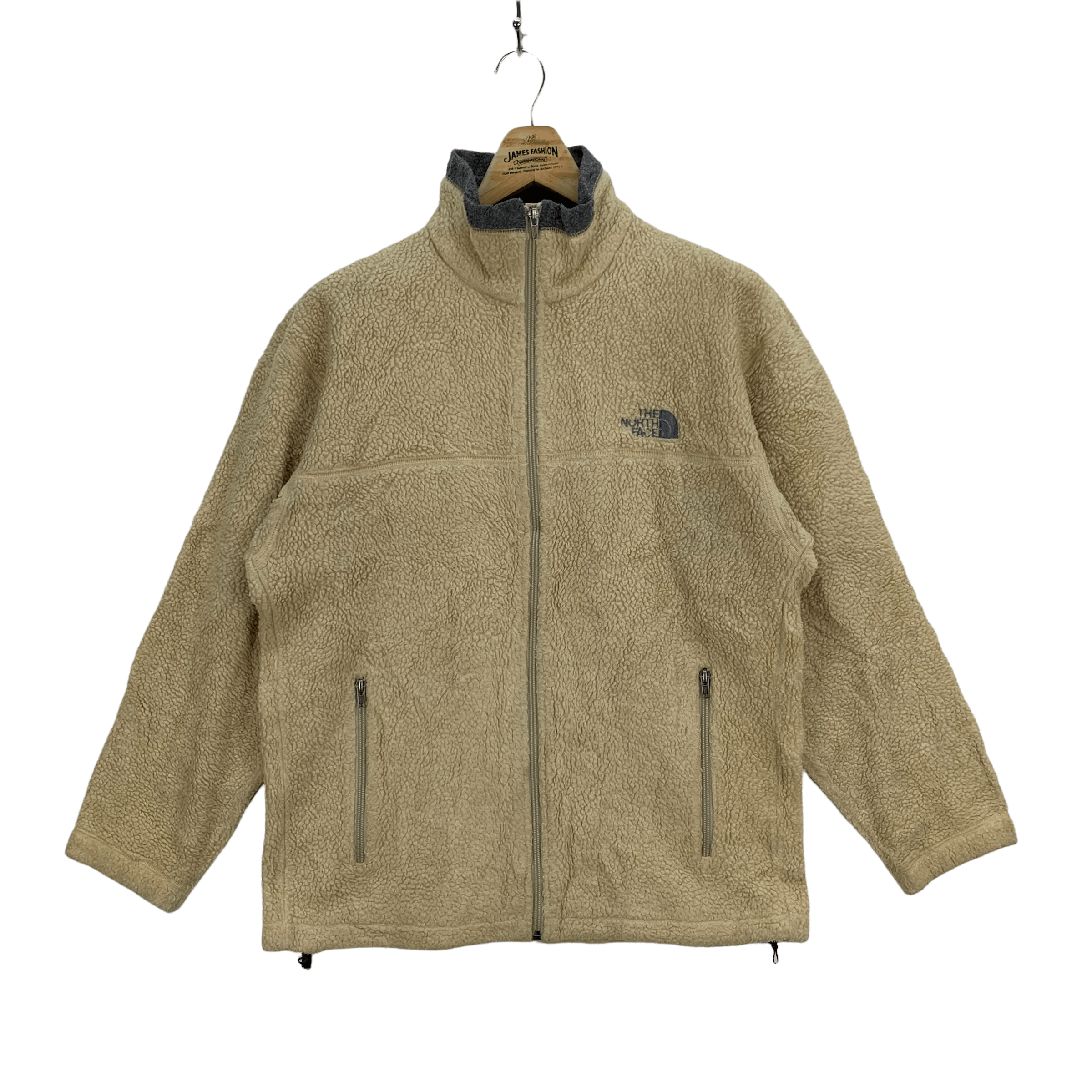 The North Face The North Face Beige Deep Pile Fleece Jacket #4001-138 Size US L / EU 52-54 / 3 - 1 Thumbnail