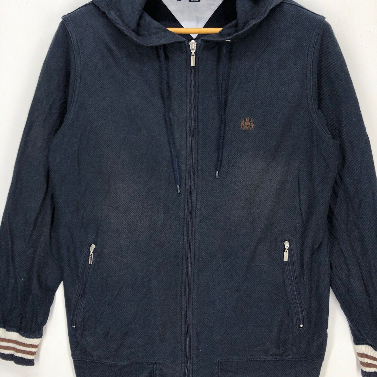 Aquascutum Aquascutum Made In Japan Zipper Hoodie #1058-37 Size US M / EU 48-50 / 2 - 3 Thumbnail