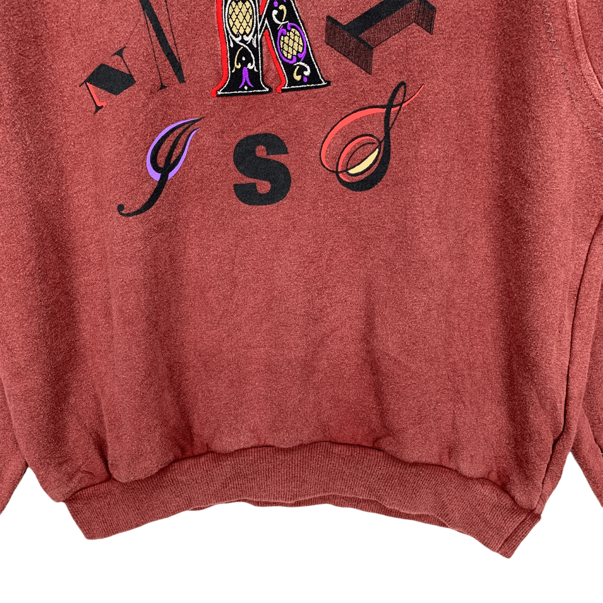 Japanese Brand Vintage Kansai O2 Big Logo Sweatshirts #3753-131 Size US L / EU 52-54 / 3 - 4 Thumbnail