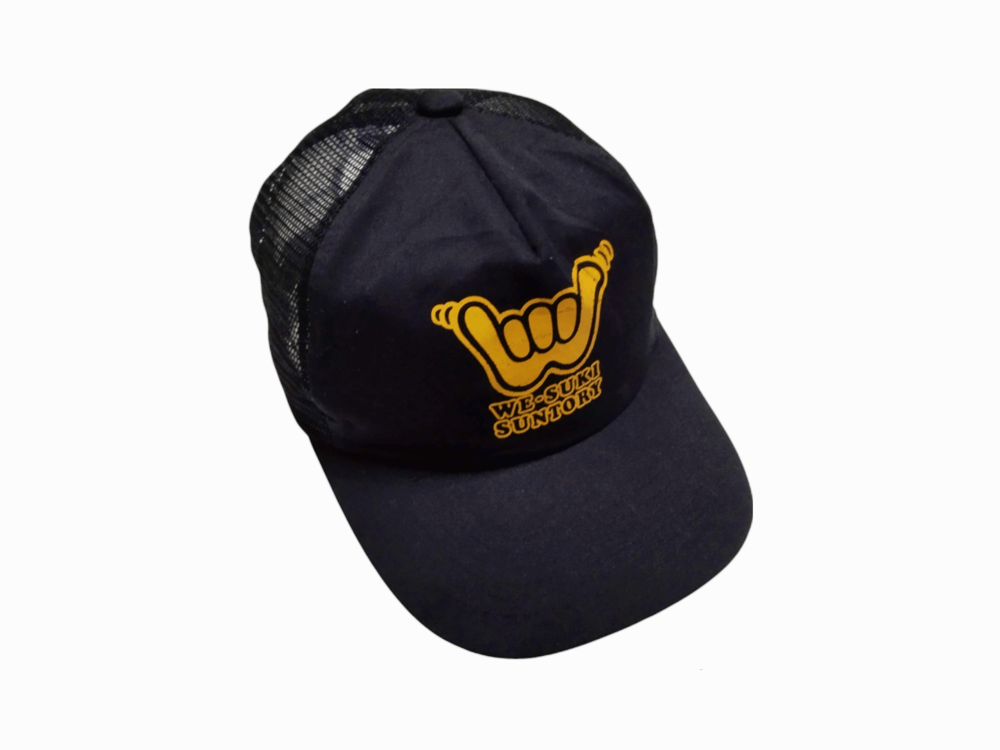 Drink Beer Save Water × Japanese Brand VINTAGE WE-SUKI SUNTORY CAMPAIGN TRUCKER HAT Size ONE SIZE - 10 Thumbnail
