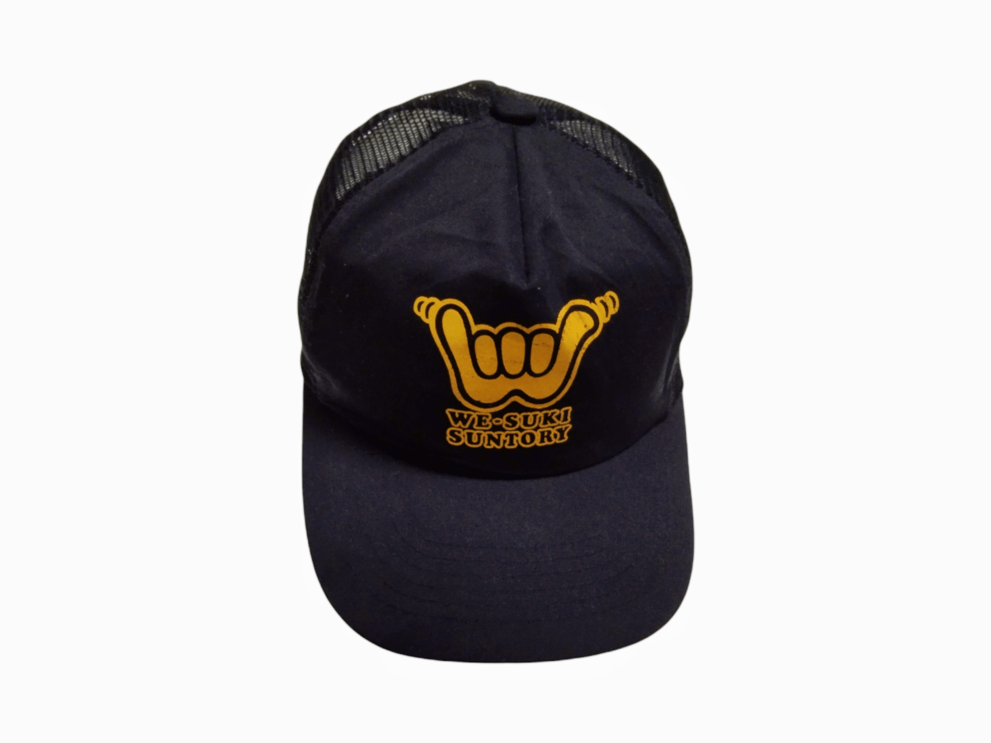 Drink Beer Save Water × Japanese Brand VINTAGE WE-SUKI SUNTORY CAMPAIGN TRUCKER HAT Size ONE SIZE - 11 Thumbnail
