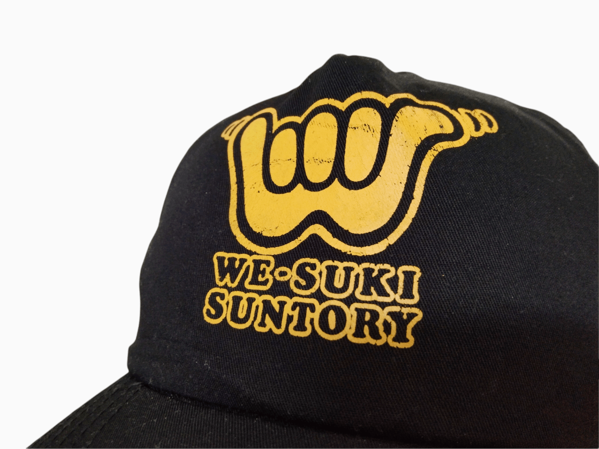 Drink Beer Save Water × Japanese Brand VINTAGE WE-SUKI SUNTORY CAMPAIGN TRUCKER HAT Size ONE SIZE - 3 Thumbnail