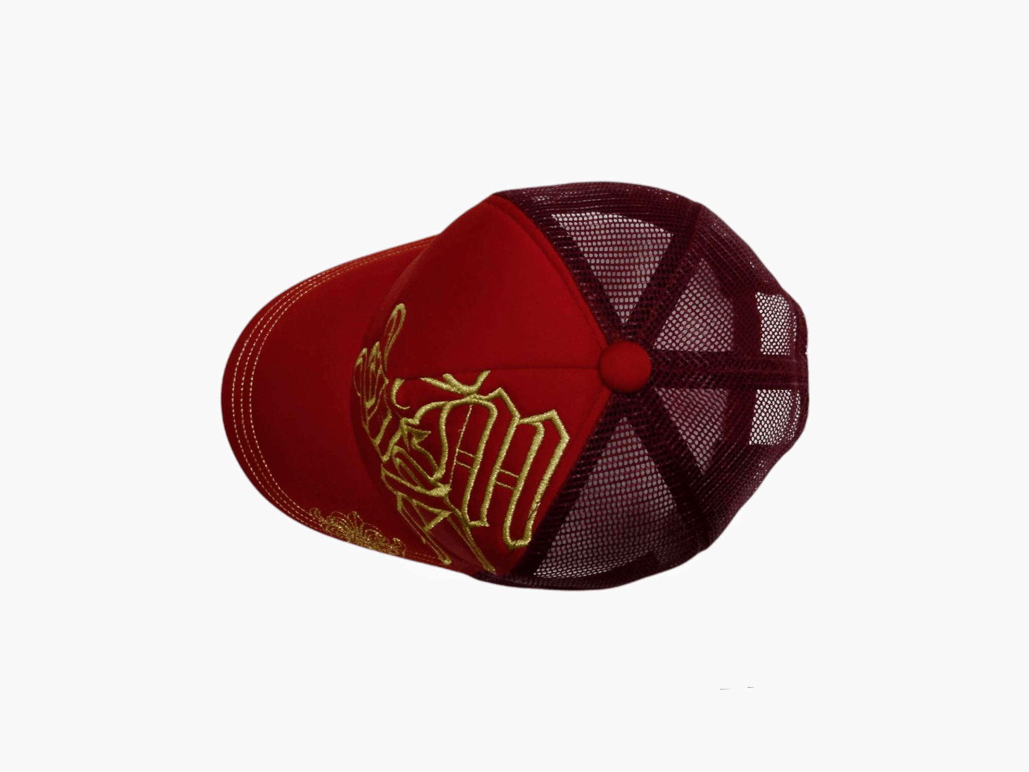 Japanese Brand RARE EMBROIDERED OLDE ENGLISH LETTERS TRUCKER HAT Size ONE SIZE - 13 Thumbnail