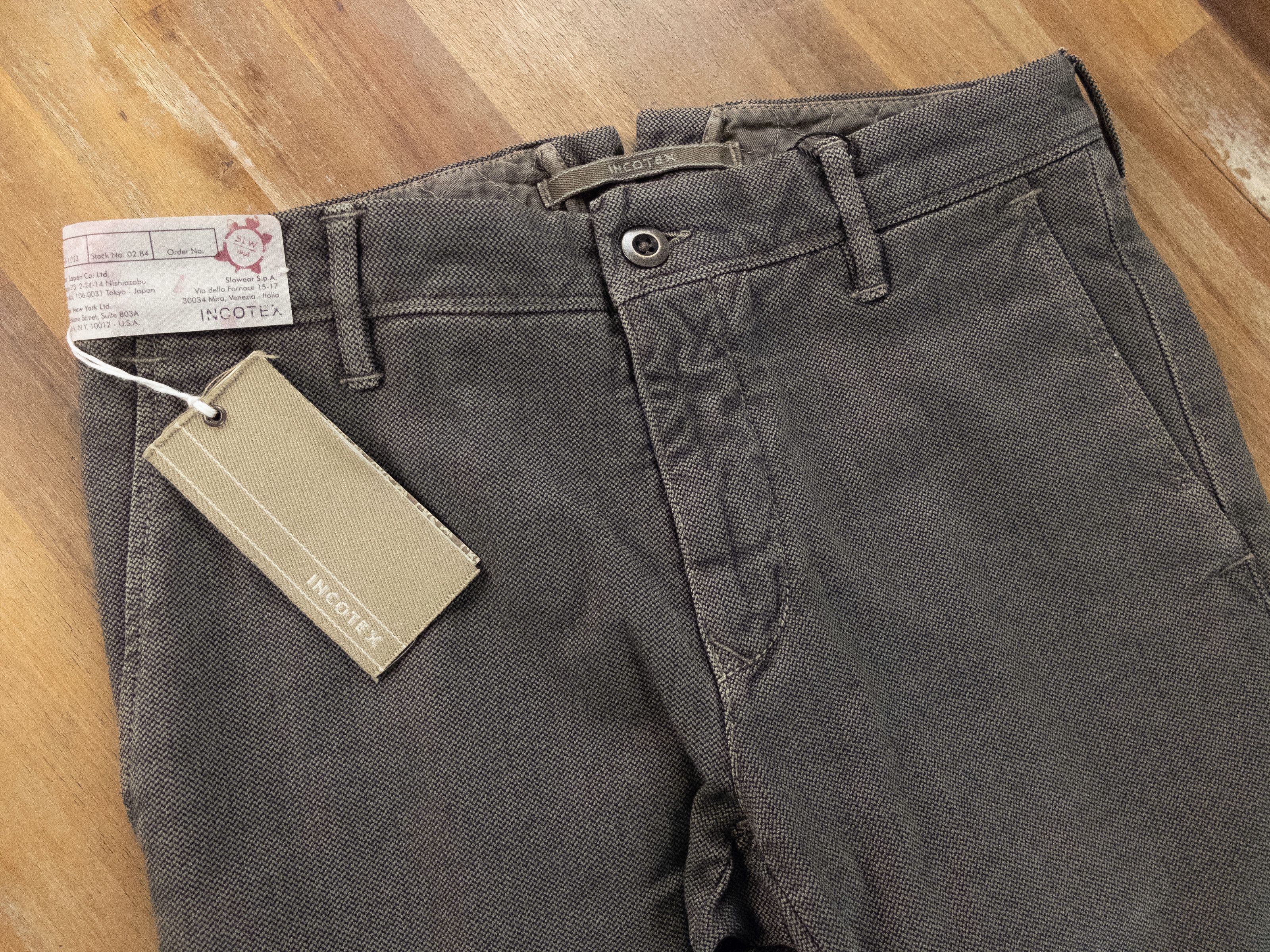 Incotex INCOTEX Slowear slim fit green cotton pants trousers 30 Size US 30 / EU 46 - 5 Thumbnail