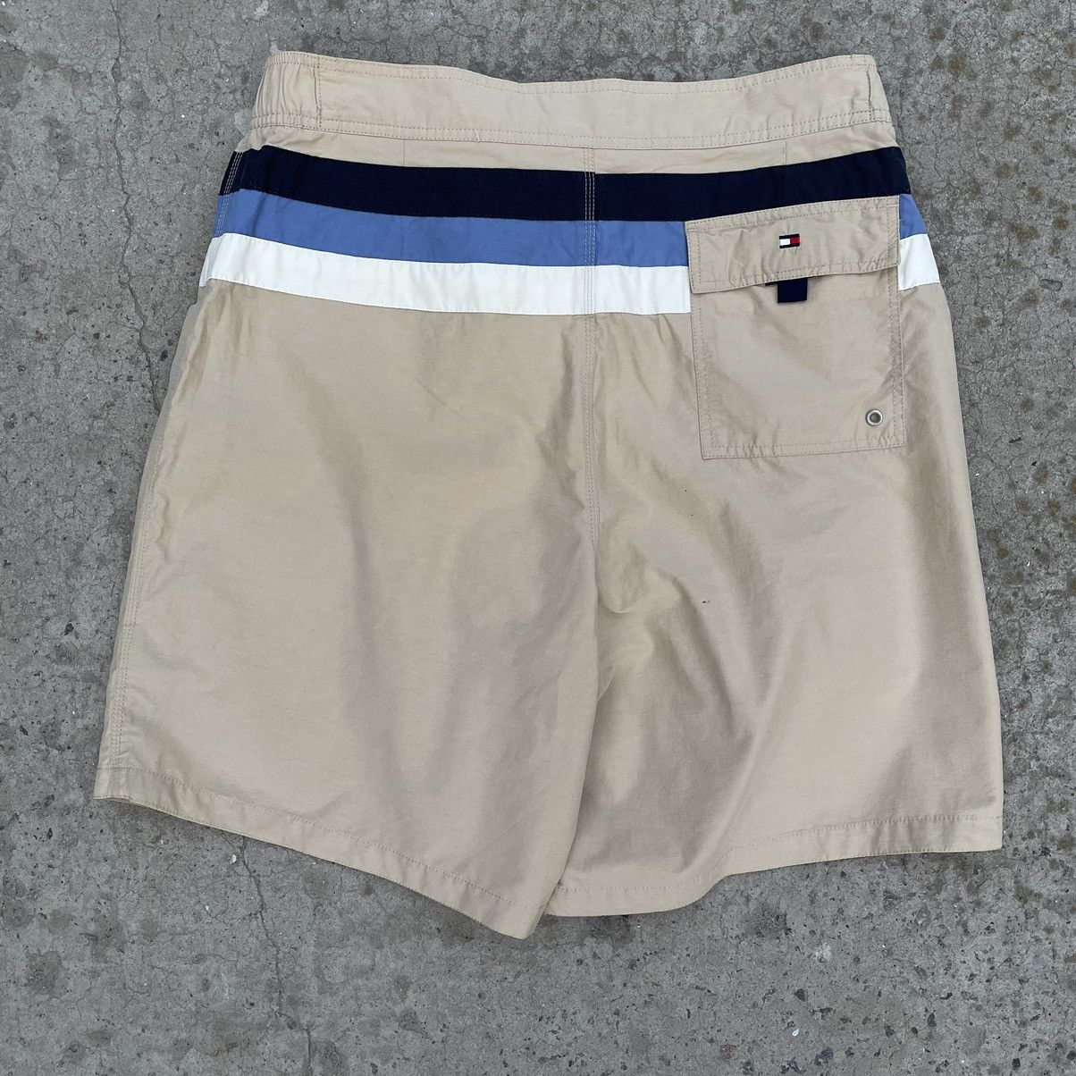 Tommy Hilfiger Vintage Tommy Hilfiger Shorts Swimwear L 90s Streetwear 99s Size US 35 - 3 Thumbnail