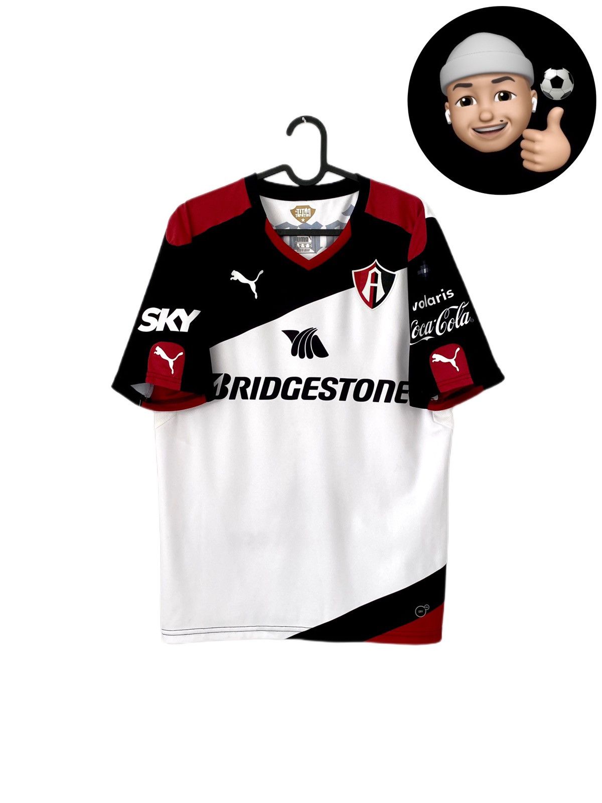 Puma 2015 2016 Atlas Guadalajara Mexico Puma Away Soccer Jersey M Size US M / EU 48-50 / 2 - 1 Thumbnail