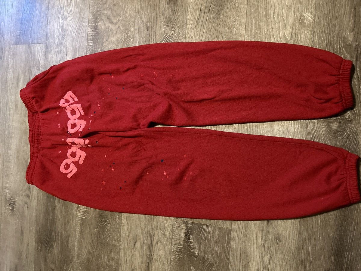 image of Spider Worldwide Sp5Der Sweats in Red, Men's (Size 43)