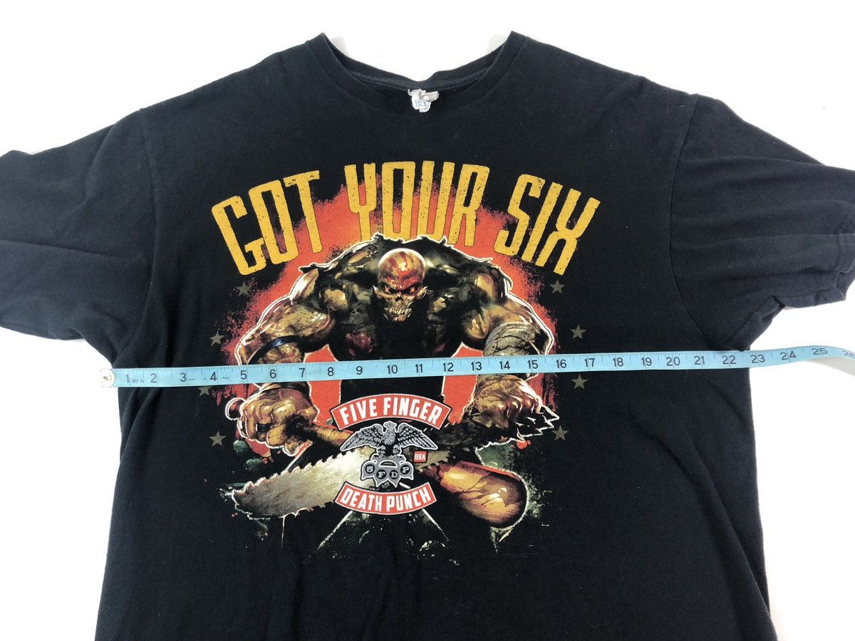 Band Tees Five Finger Death Punch Got Your Six Heavy Metal T-Shirt Size US M / EU 48-50 / 2 - 5 Thumbnail
