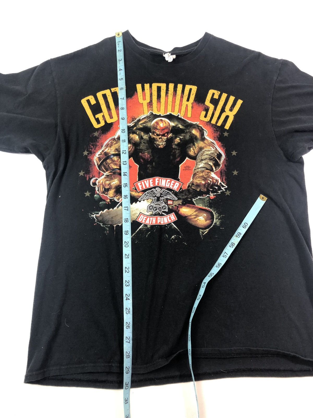 Band Tees Five Finger Death Punch Got Your Six Heavy Metal T-Shirt Size US M / EU 48-50 / 2 - 6 Thumbnail