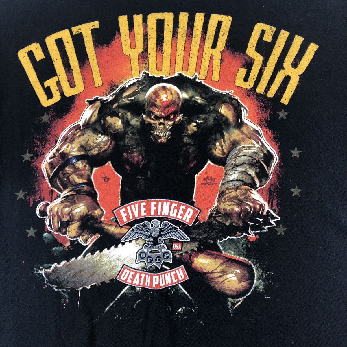 Band Tees Five Finger Death Punch Got Your Six Heavy Metal T-Shirt Size US M / EU 48-50 / 2 - 2 Thumbnail