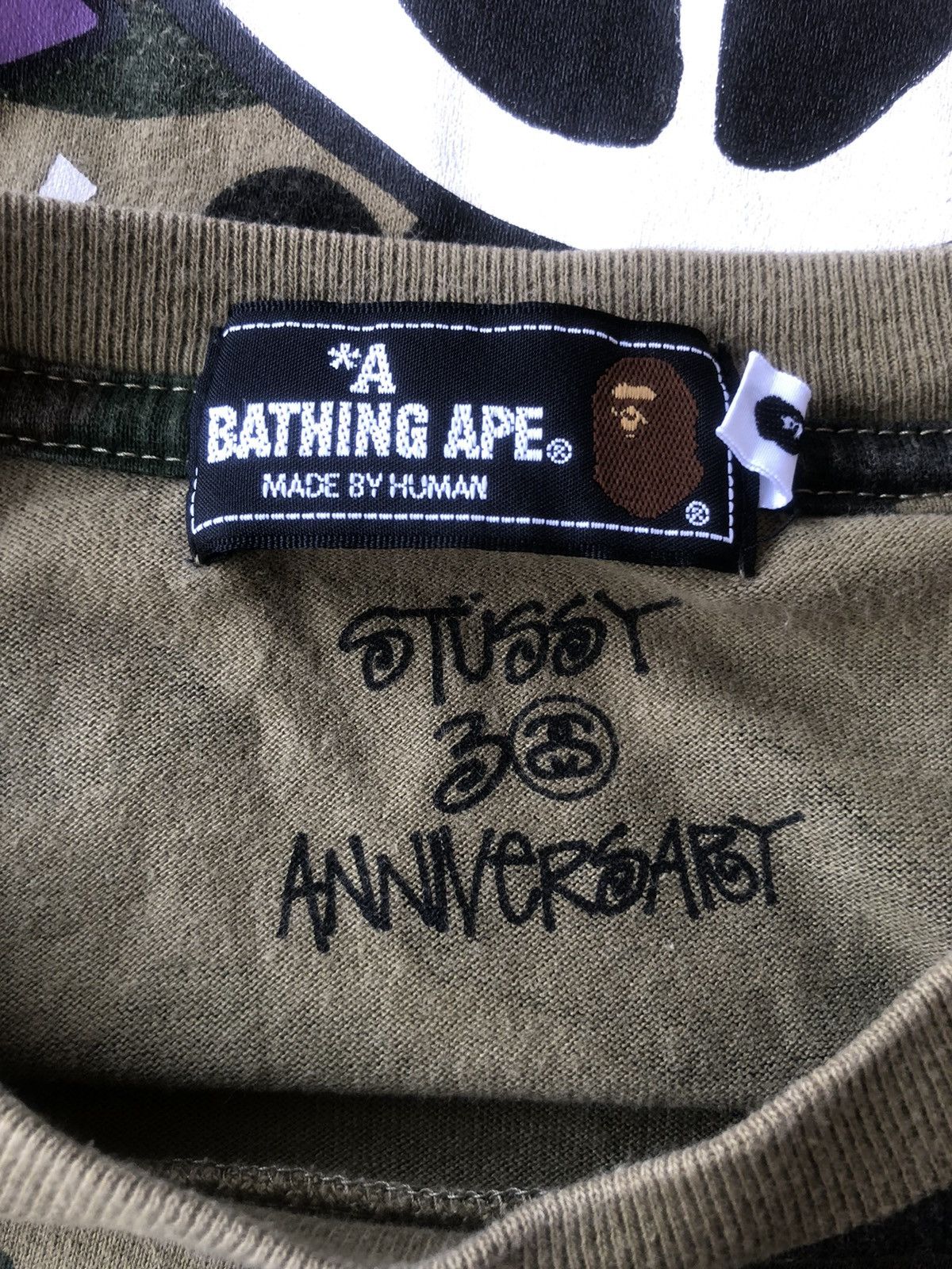 Bape × Stussy Bape x Stussy 30th Anniversary 1st Camo Tee Size US S / EU 44-46 / 1 - 6 Thumbnail