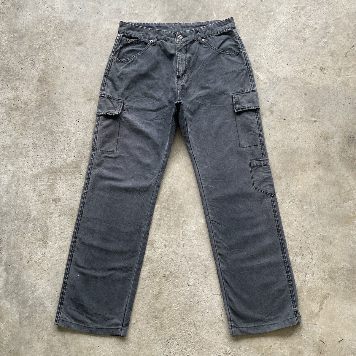 image of Utilikilts Vintage Japanese Faded 8 Pocket Cargo Pants Multipocket W32, Men's