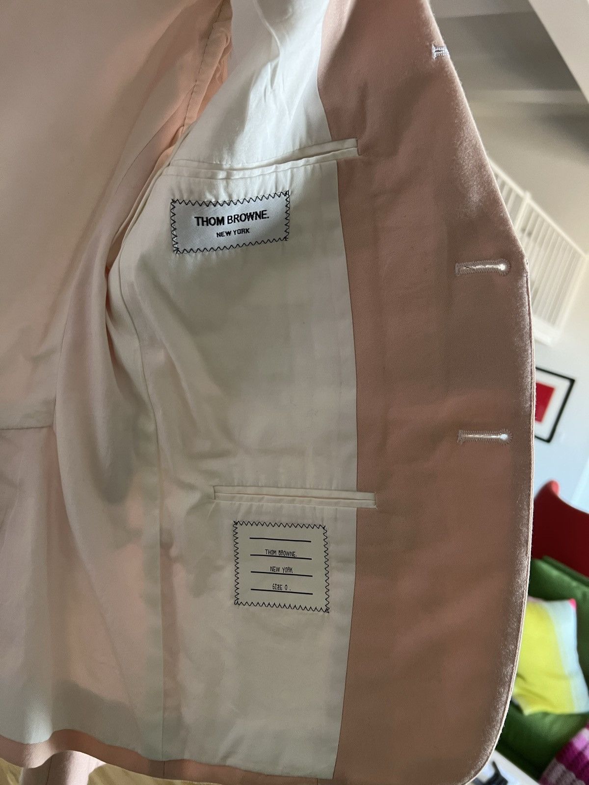 Thom Browne Thom Browne SS17 look 5 pink back zip jacket sz 0 Size 36S - 6 Thumbnail
