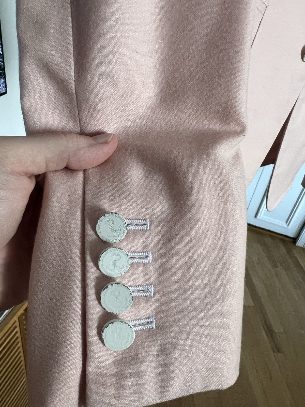 Thom Browne Thom Browne SS17 look 5 pink back zip jacket sz 0 Size 36S - 4 Thumbnail