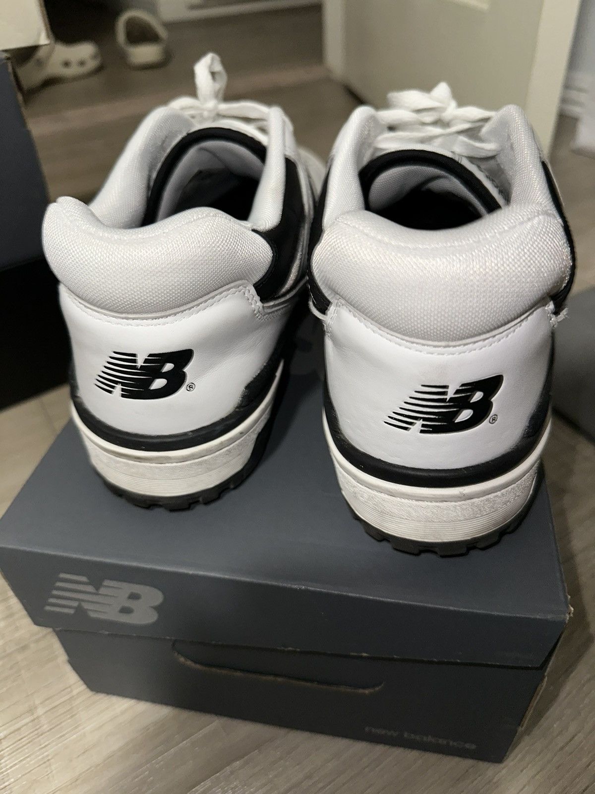 New Balance New Balance 550 Sea Salt Black Size US 10 / EU 43 - 4 Thumbnail