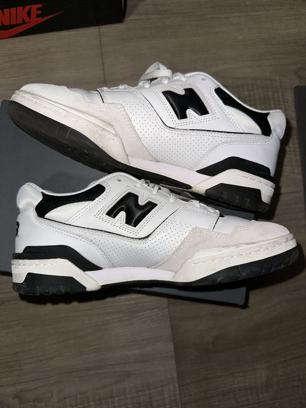 New Balance New Balance 550 Sea Salt Black Size US 10 / EU 43 - 2 Thumbnail