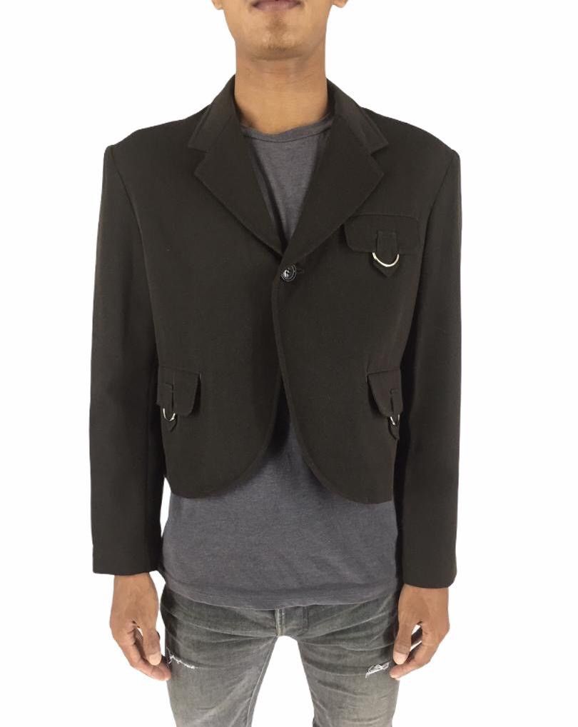 Yohji Yamamoto SS96 YOHJI YAMAMOTO CROPPED JACKET Size US M / EU 48-50 / 2 - 1 Thumbnail