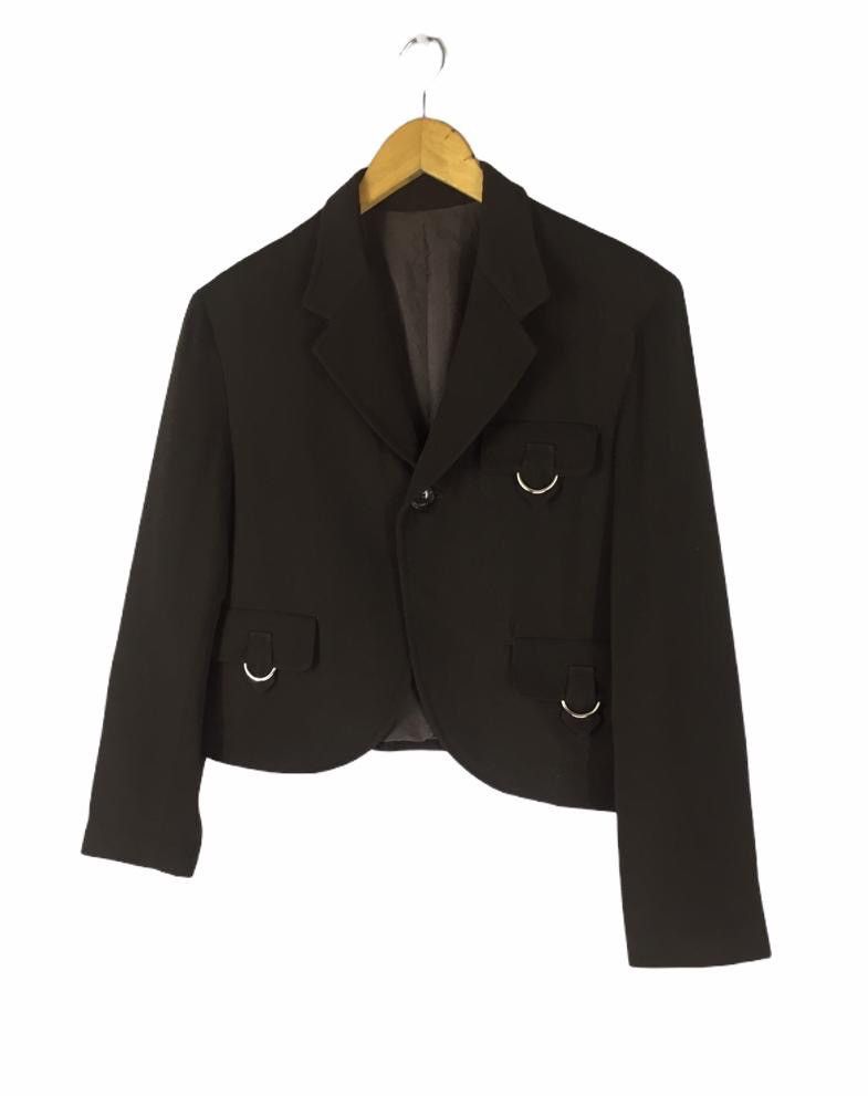 Yohji Yamamoto SS96 YOHJI YAMAMOTO CROPPED JACKET Size US M / EU 48-50 / 2 - 7 Thumbnail