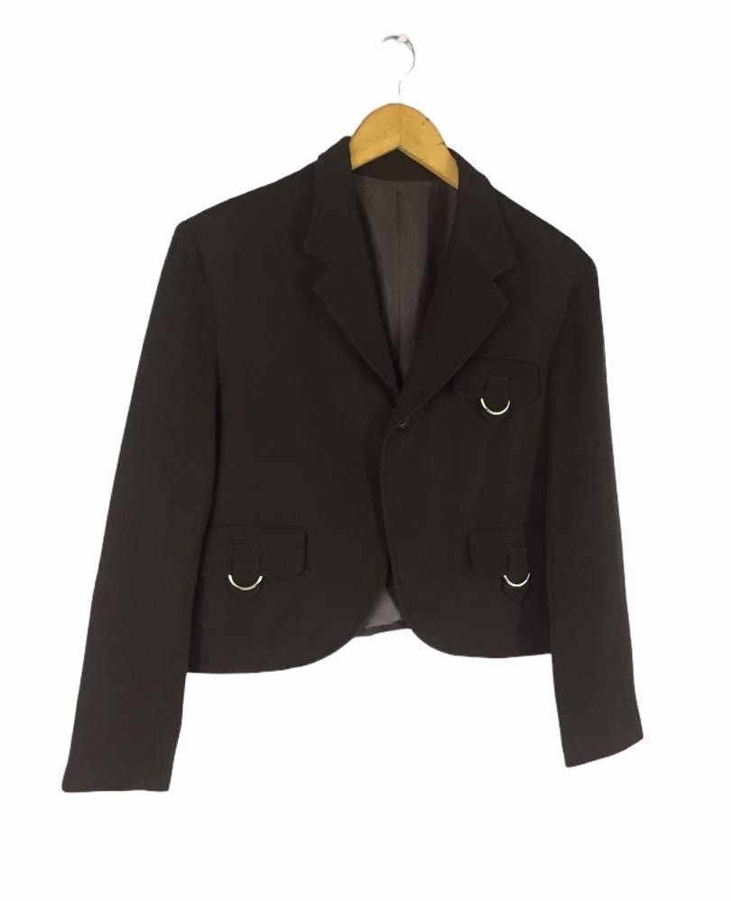 Yohji Yamamoto SS96 YOHJI YAMAMOTO CROPPED JACKET Size US M / EU 48-50 / 2 - 8 Thumbnail