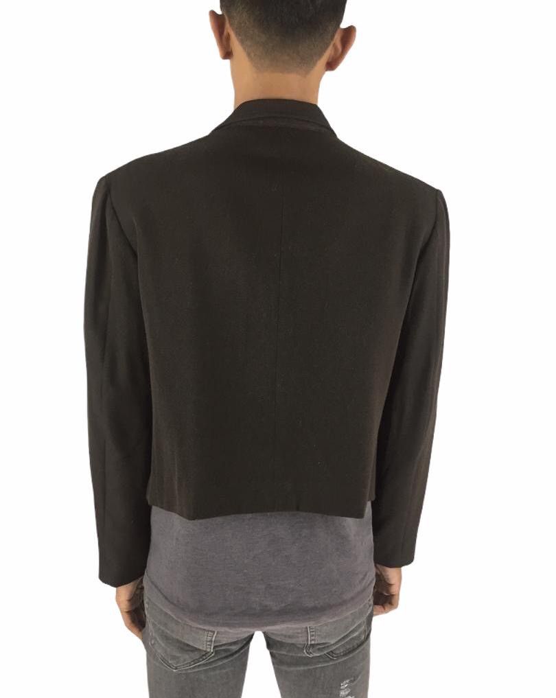 Yohji Yamamoto SS96 YOHJI YAMAMOTO CROPPED JACKET Size US M / EU 48-50 / 2 - 4 Thumbnail