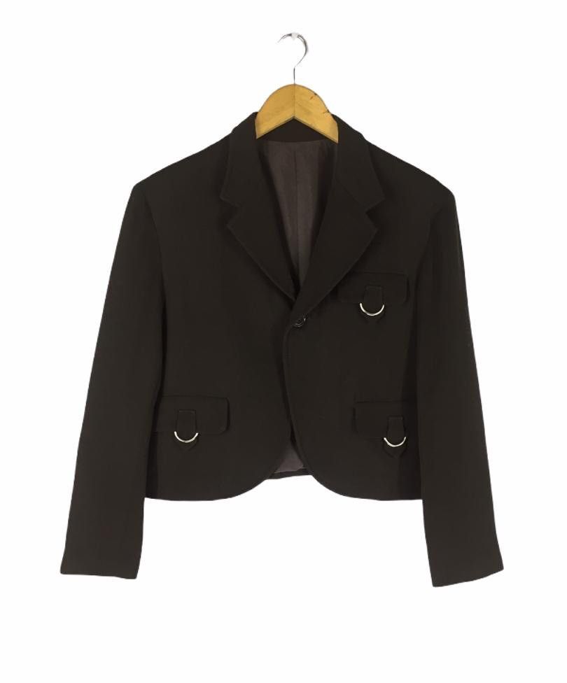 Yohji Yamamoto SS96 YOHJI YAMAMOTO CROPPED JACKET Size US M / EU 48-50 / 2 - 5 Thumbnail