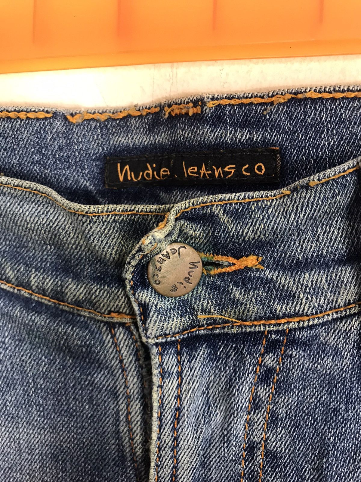 Nudie Jeans Nudie Jeans Co Distressed Denim Jeans Indigo Straight Cut Size US 32 / EU 48 - 5 Thumbnail