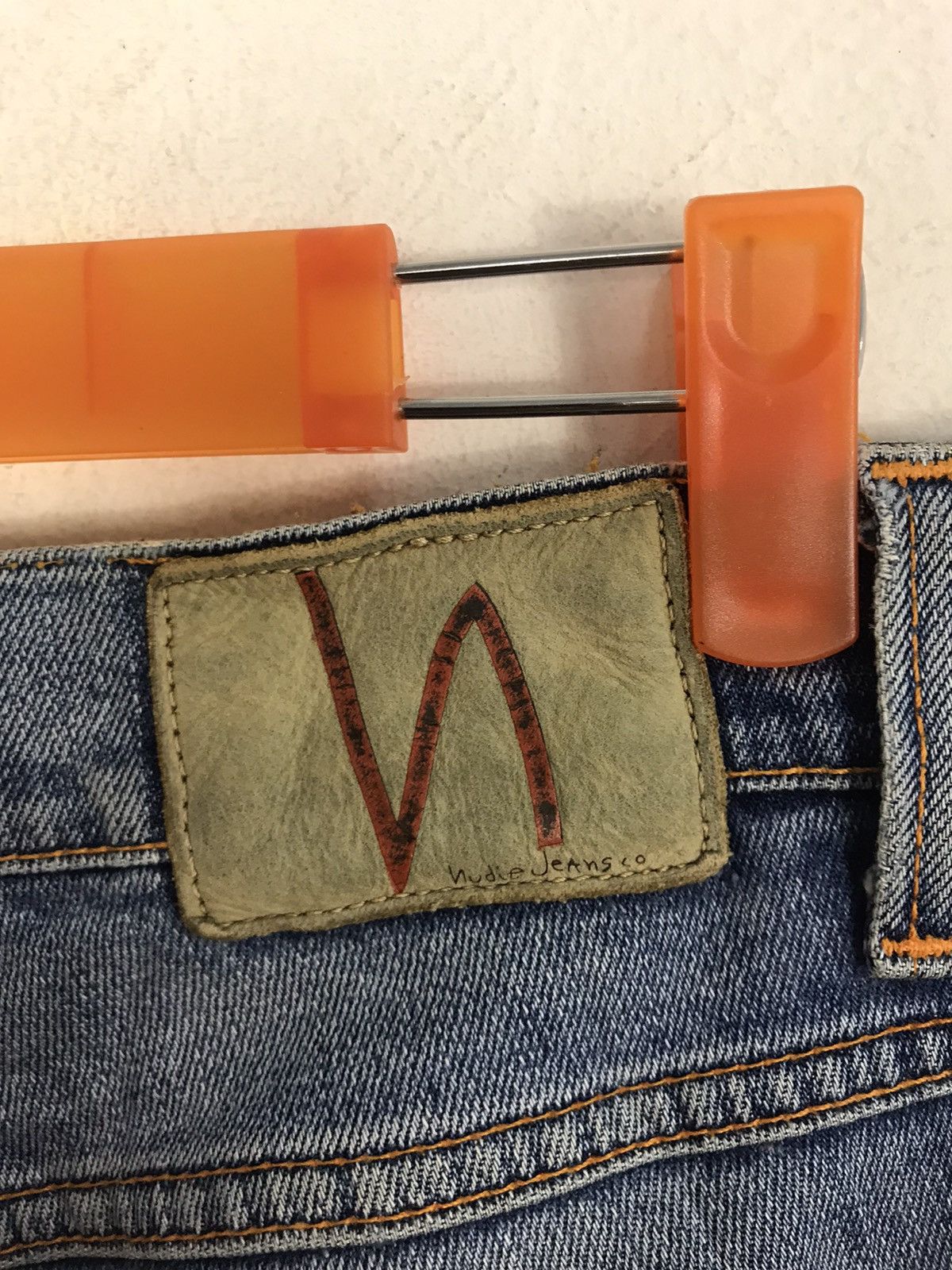Nudie Jeans Nudie Jeans Co Distressed Denim Jeans Indigo Straight Cut Size US 32 / EU 48 - 8 Thumbnail