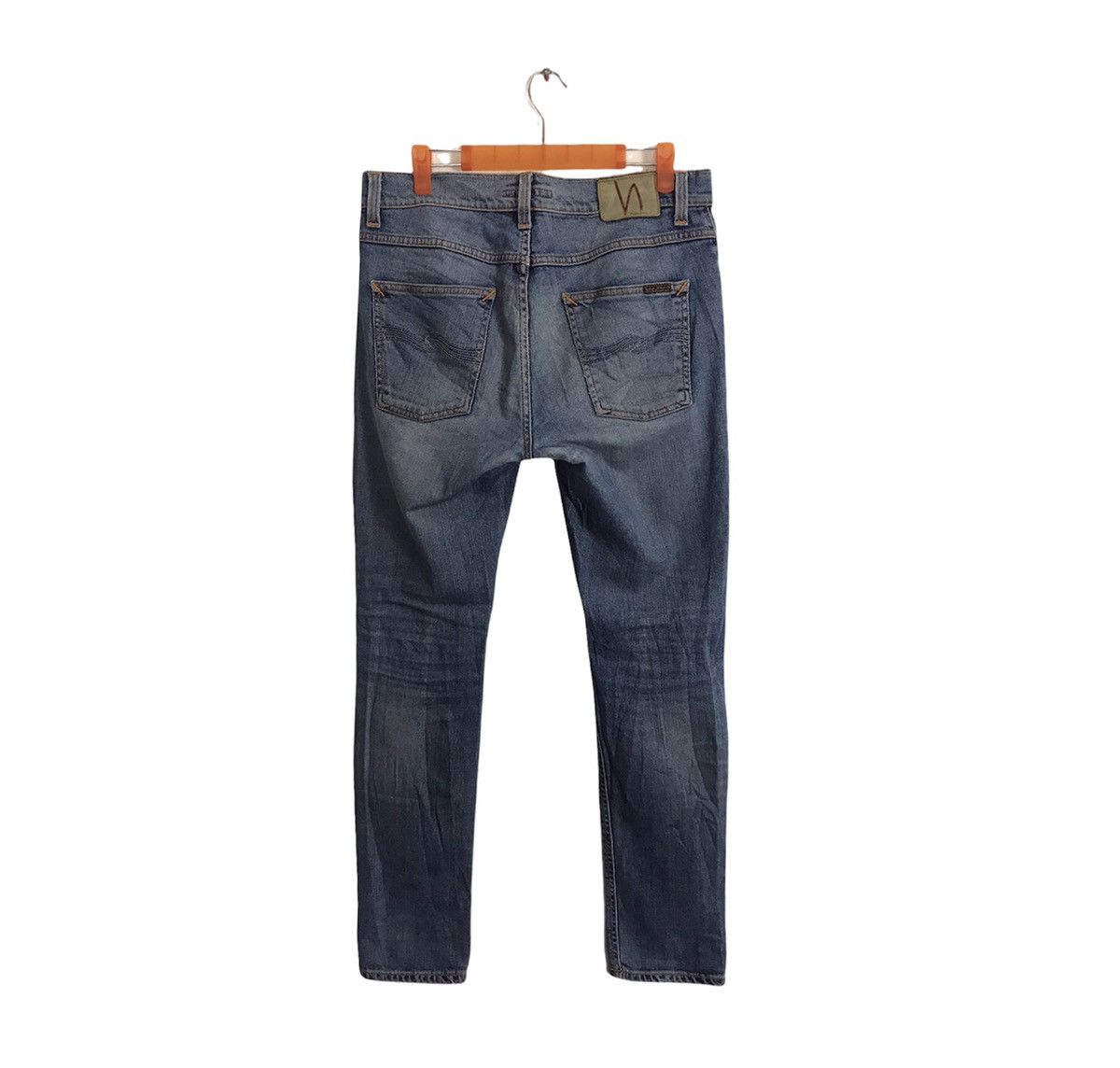 Nudie Jeans Nudie Jeans Co Distressed Denim Jeans Indigo Straight Cut Size US 32 / EU 48 - 2 Thumbnail