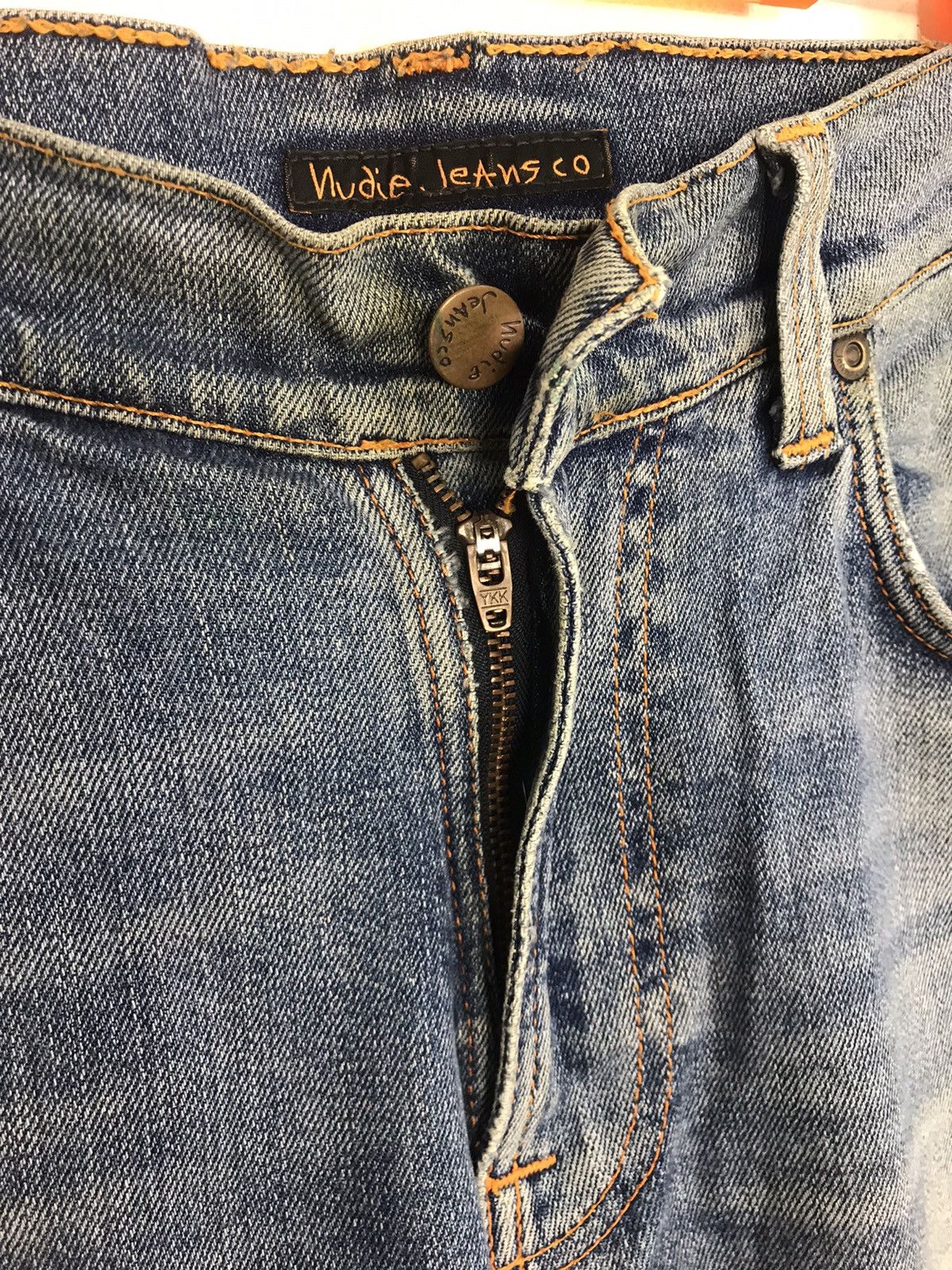 Nudie Jeans Nudie Jeans Co Distressed Denim Jeans Indigo Straight Cut Size US 32 / EU 48 - 6 Thumbnail