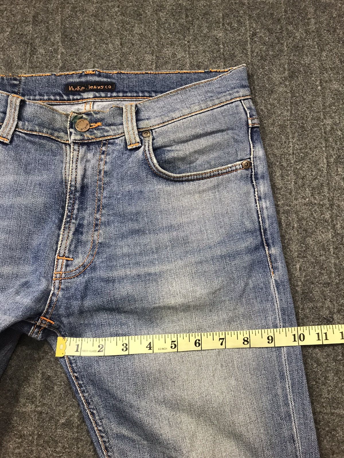 Nudie Jeans Nudie Jeans Co Distressed Denim Jeans Indigo Straight Cut Size US 32 / EU 48 - 17 Thumbnail
