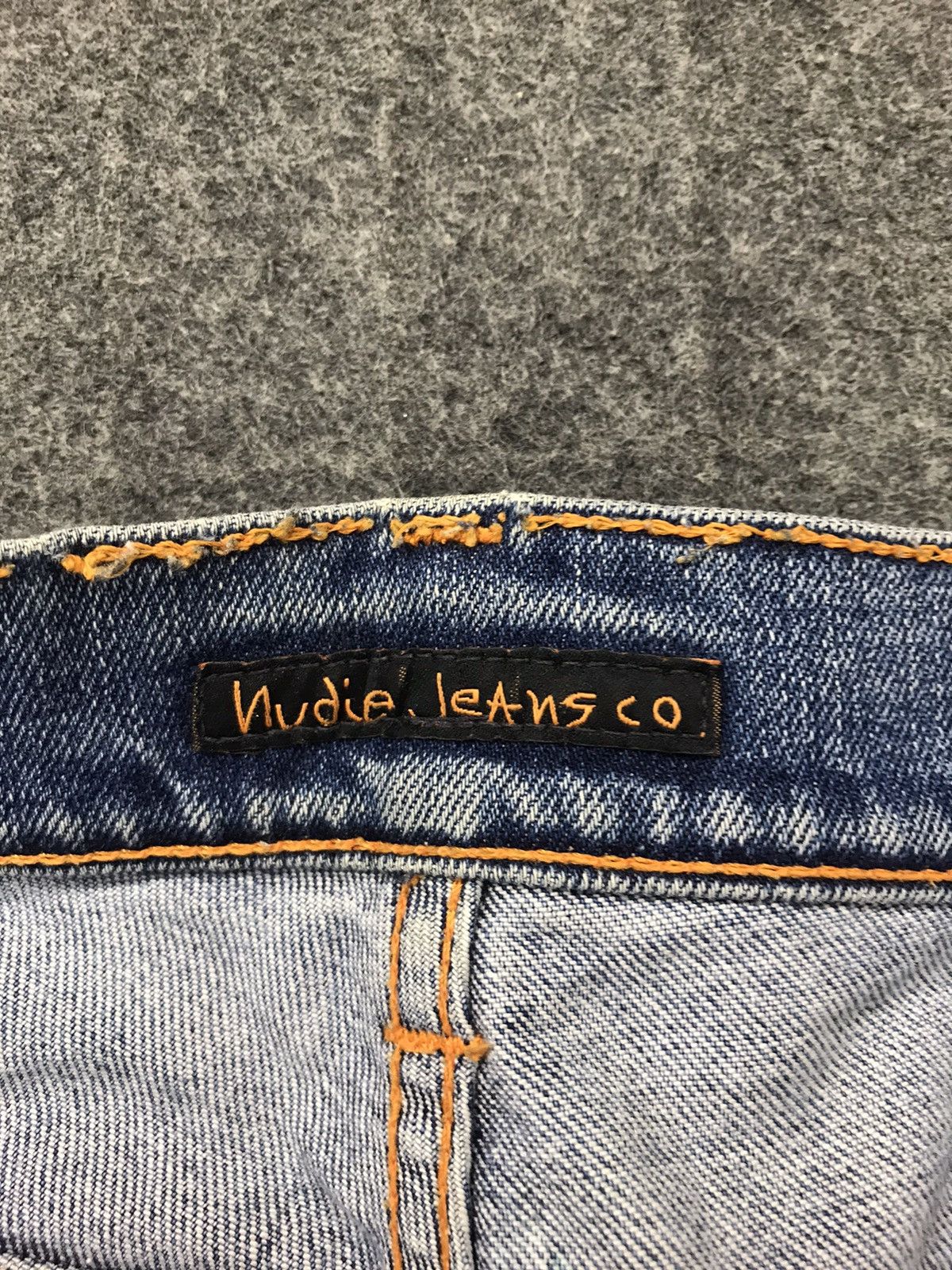 Nudie Jeans Nudie Jeans Co Distressed Denim Jeans Indigo Straight Cut Size US 32 / EU 48 - 9 Thumbnail