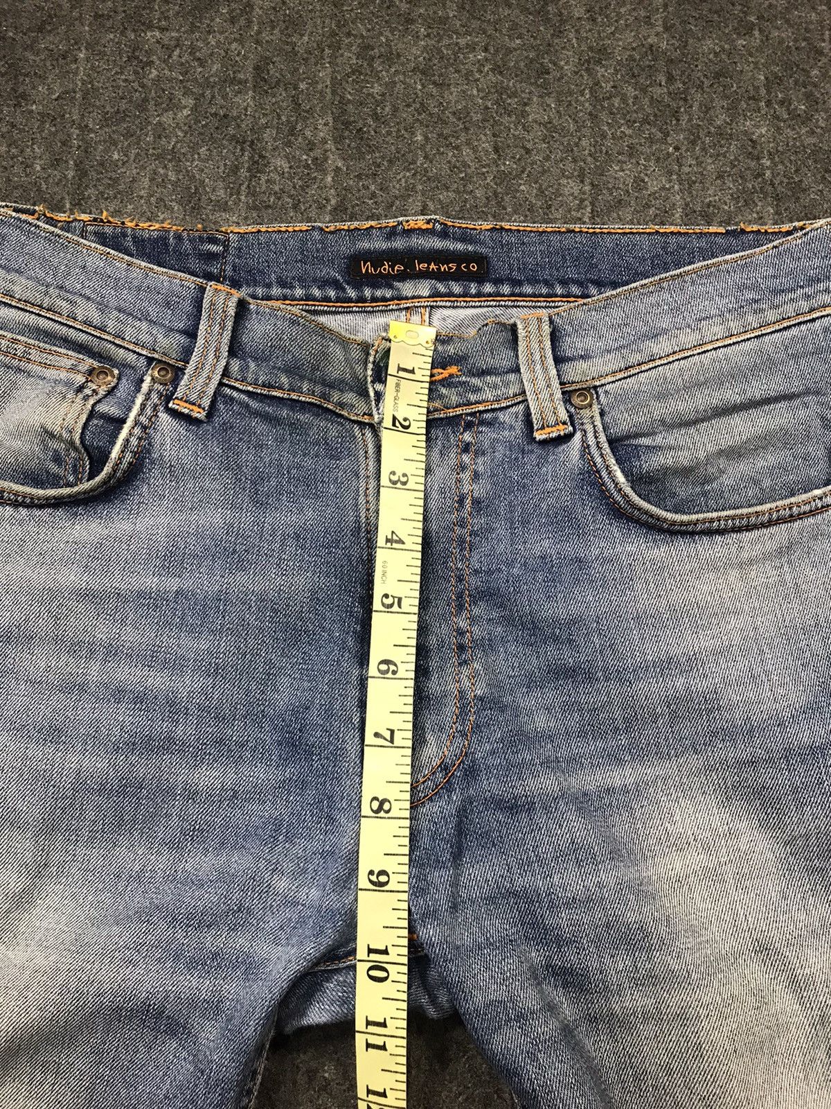 Nudie Jeans Nudie Jeans Co Distressed Denim Jeans Indigo Straight Cut Size US 32 / EU 48 - 16 Thumbnail