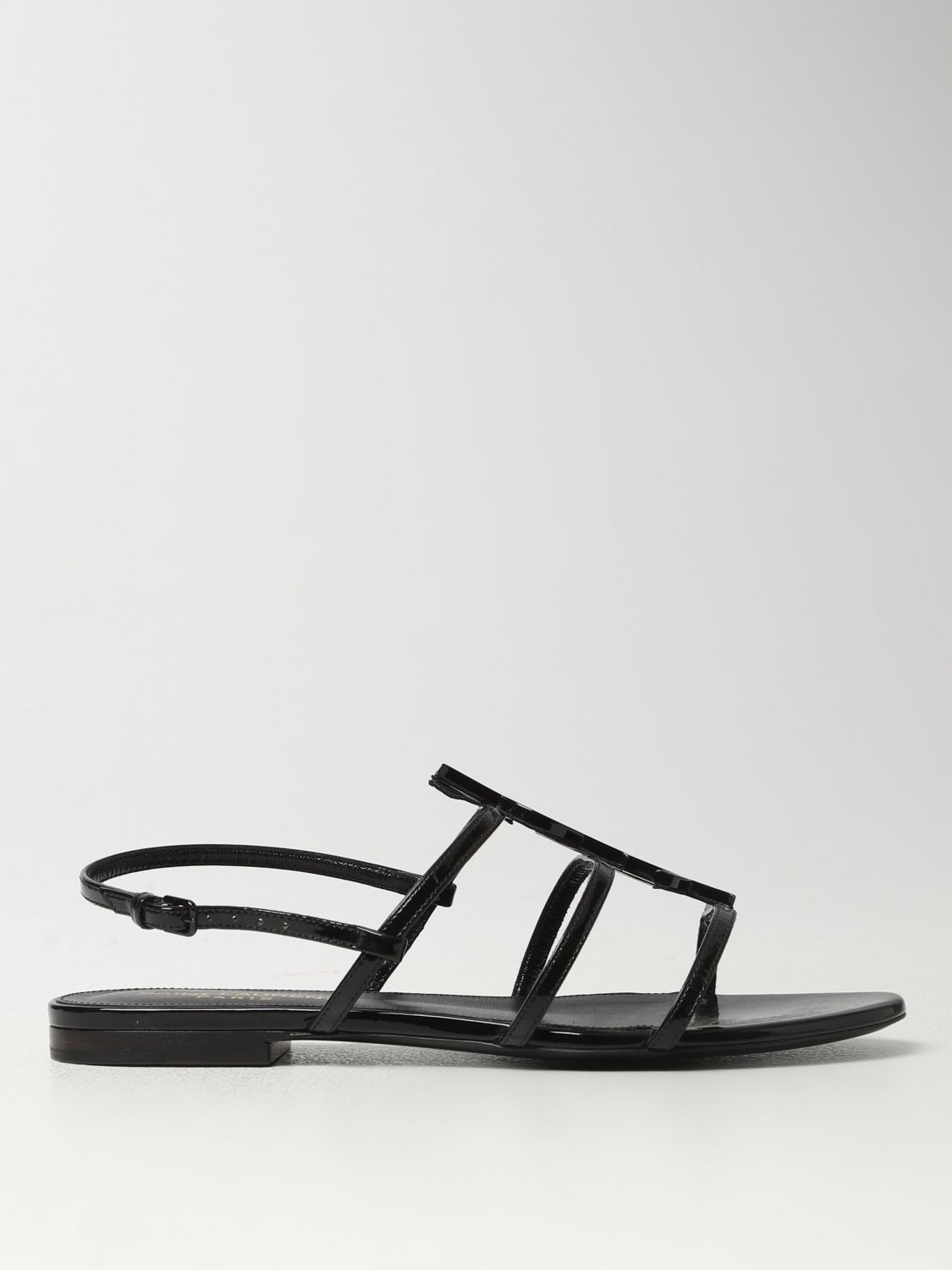 Saint Laurent Brown Flat Sandals main image 1