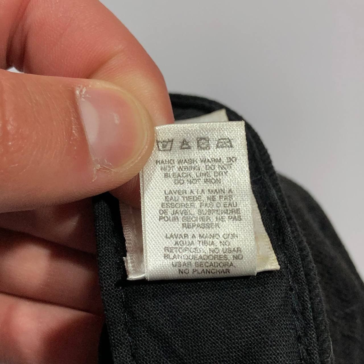 Nike × Vintage Nike Vintage Cap Black Y2K Size ONE SIZE - 8 Thumbnail