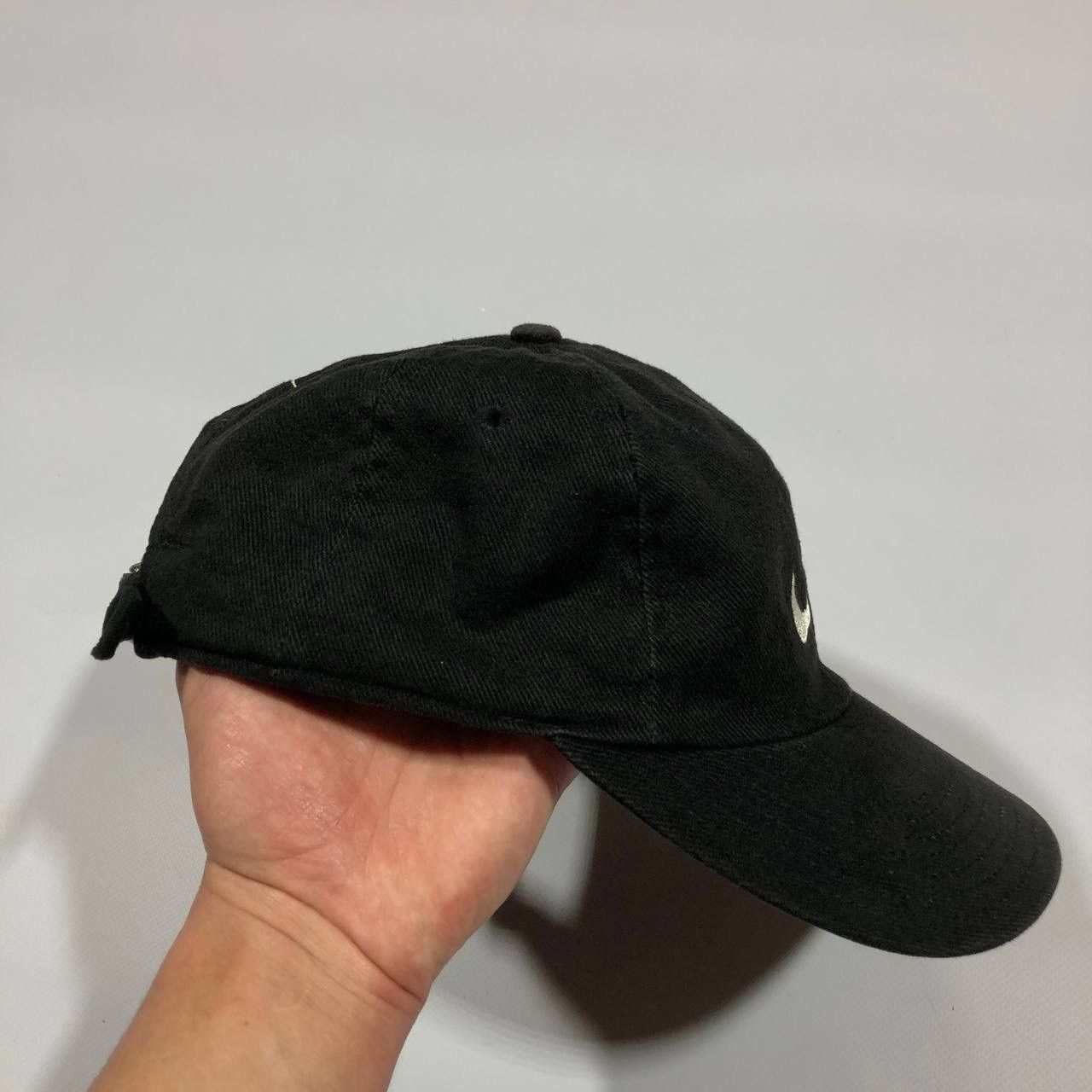 Nike × Vintage Nike Vintage Cap Black Y2K Size ONE SIZE - 3 Thumbnail