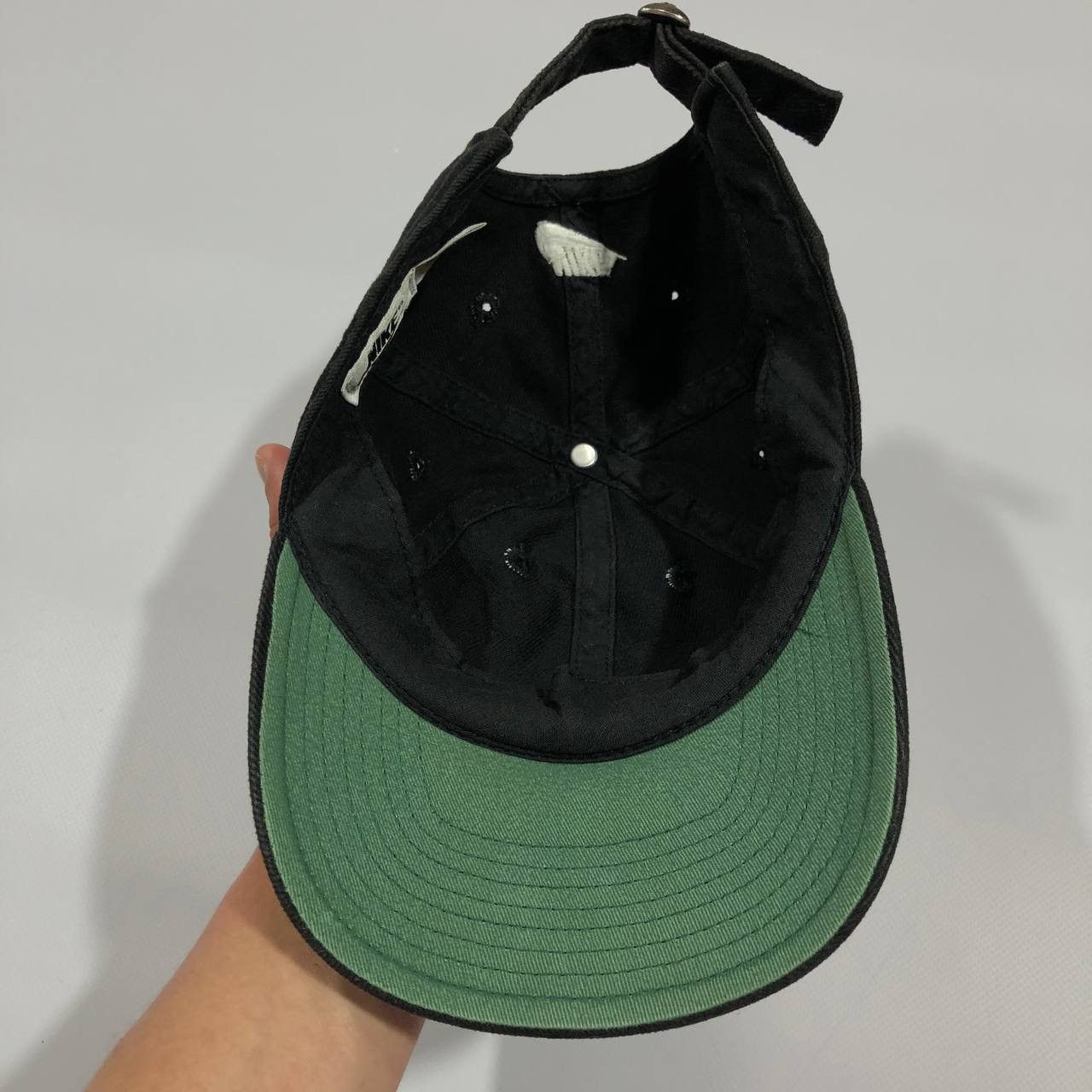 Nike × Vintage Nike Vintage Cap Black Y2K Size ONE SIZE - 5 Thumbnail