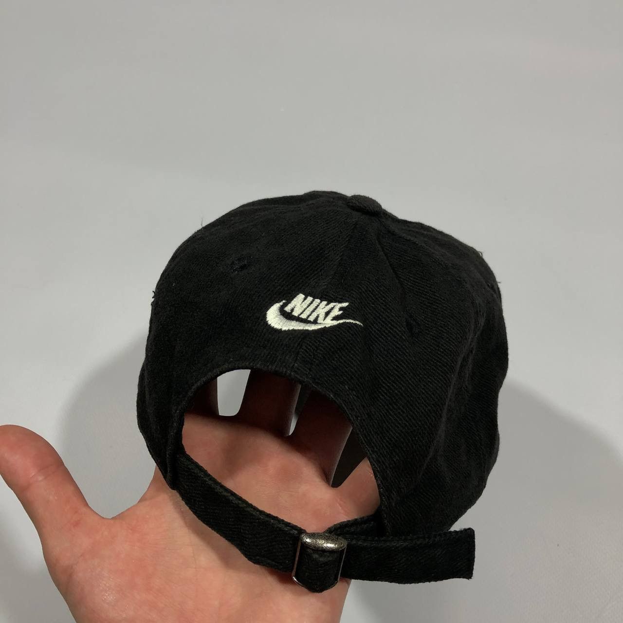 Nike × Vintage Nike Vintage Cap Black Y2K Size ONE SIZE - 4 Thumbnail