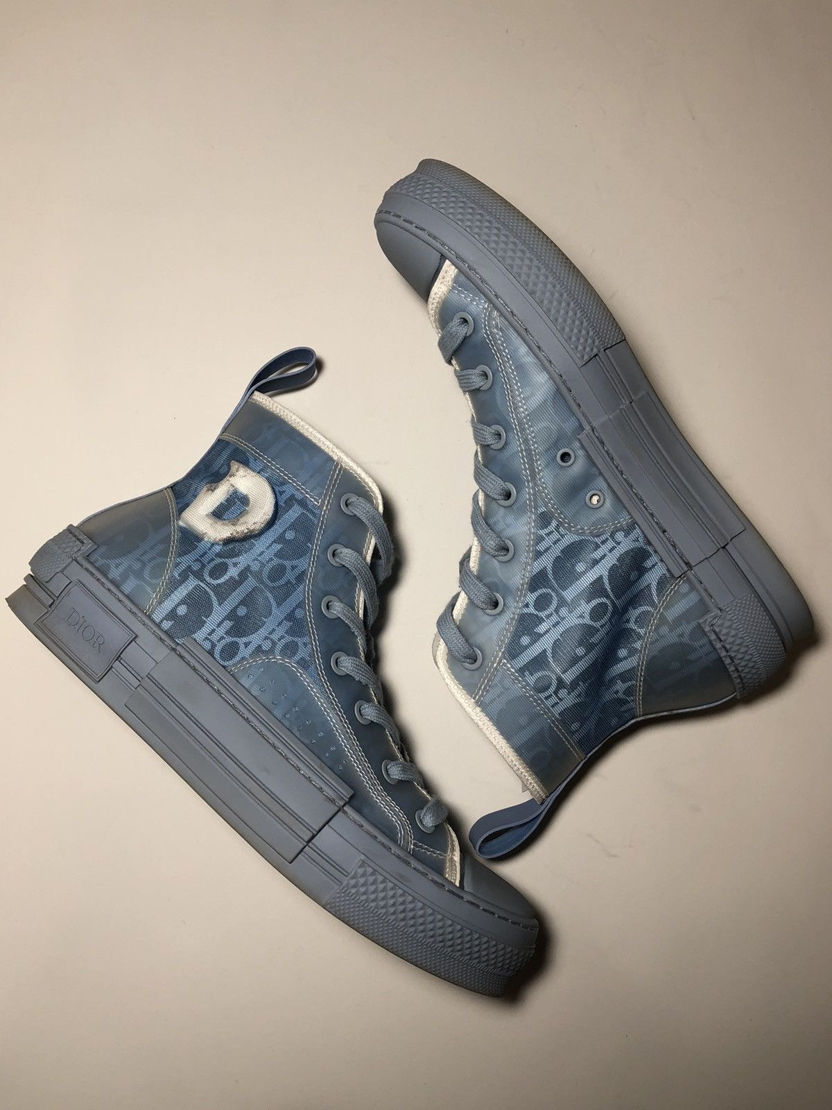 Dior Dior Daniel Arsham B23 Canvas High-Top Sneakers Oblique Size US 5.5 / EU 38 - 9 Thumbnail