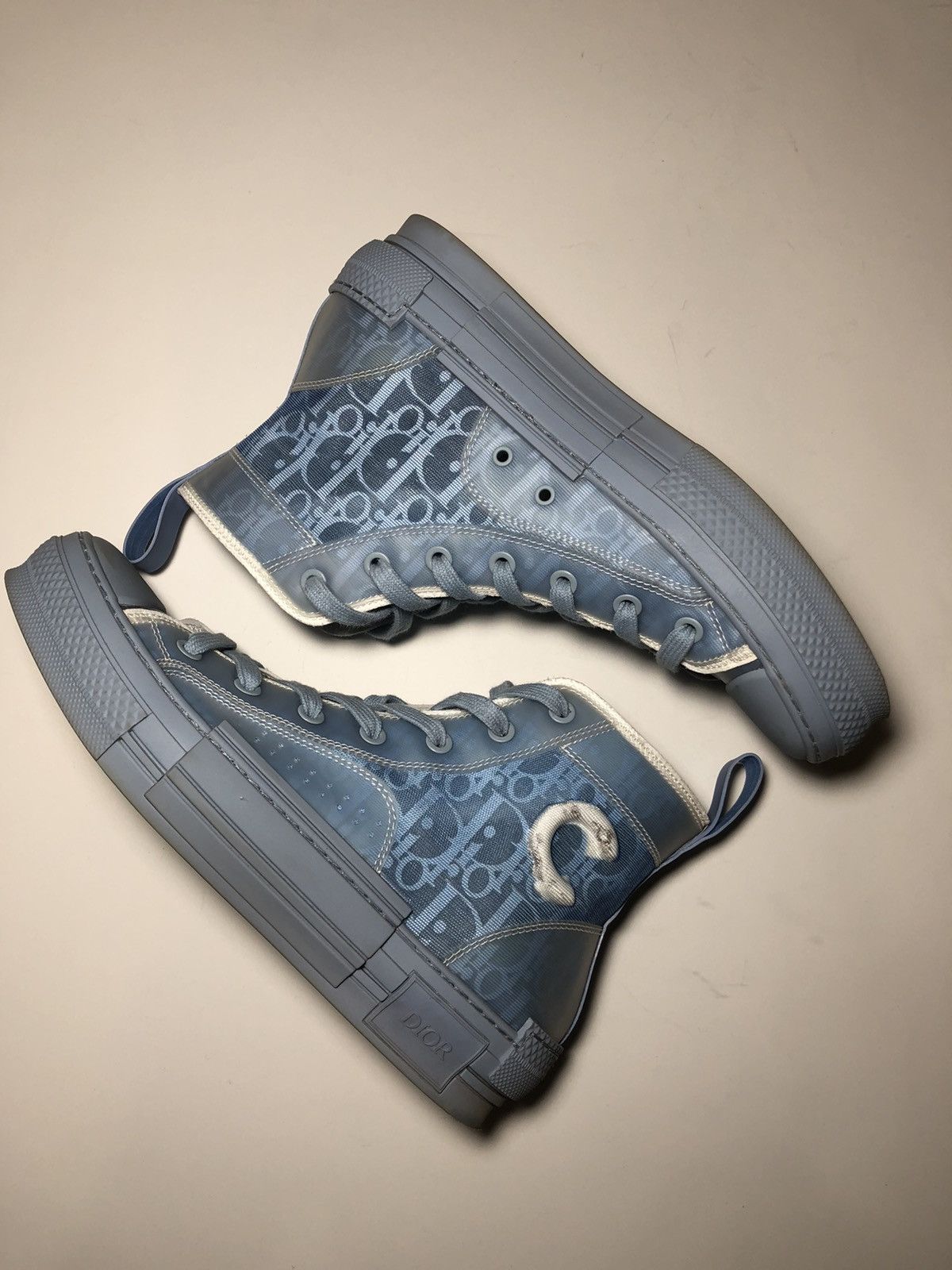 Dior Dior Daniel Arsham B23 Canvas High-Top Sneakers Oblique Size US 5.5 / EU 38 - 10 Thumbnail