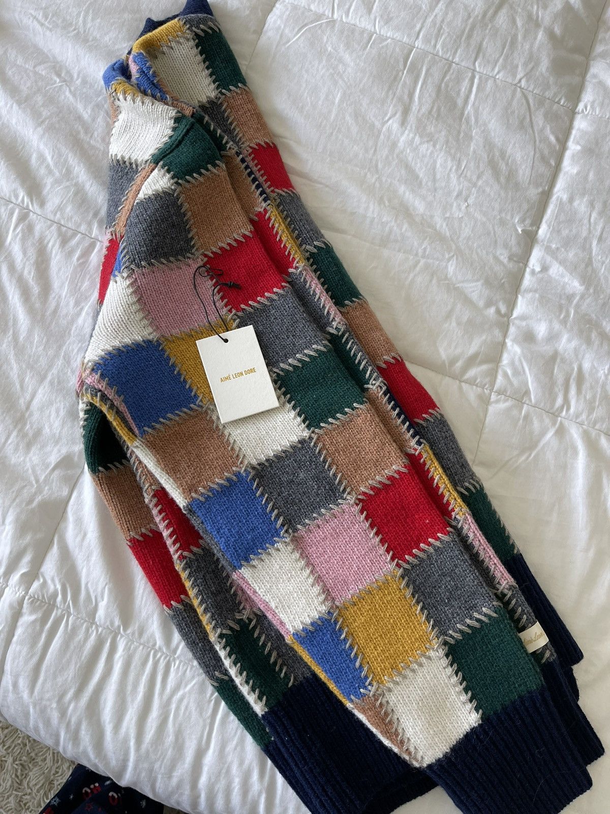Aime Leon Dore Aime Leon Dore Quilted Patchwork Cardigan Size US M / EU 48-50 / 2 - 8 Thumbnail